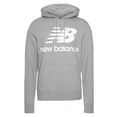 new balance hoodie nb essentials stacked logo hoodie grijs