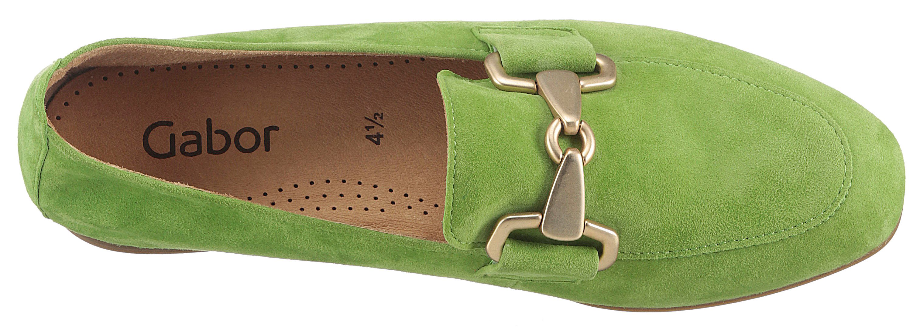 Gabor Instappers , loafer, lage schoen, zakelijke schoen met elegante decoratieve gesp