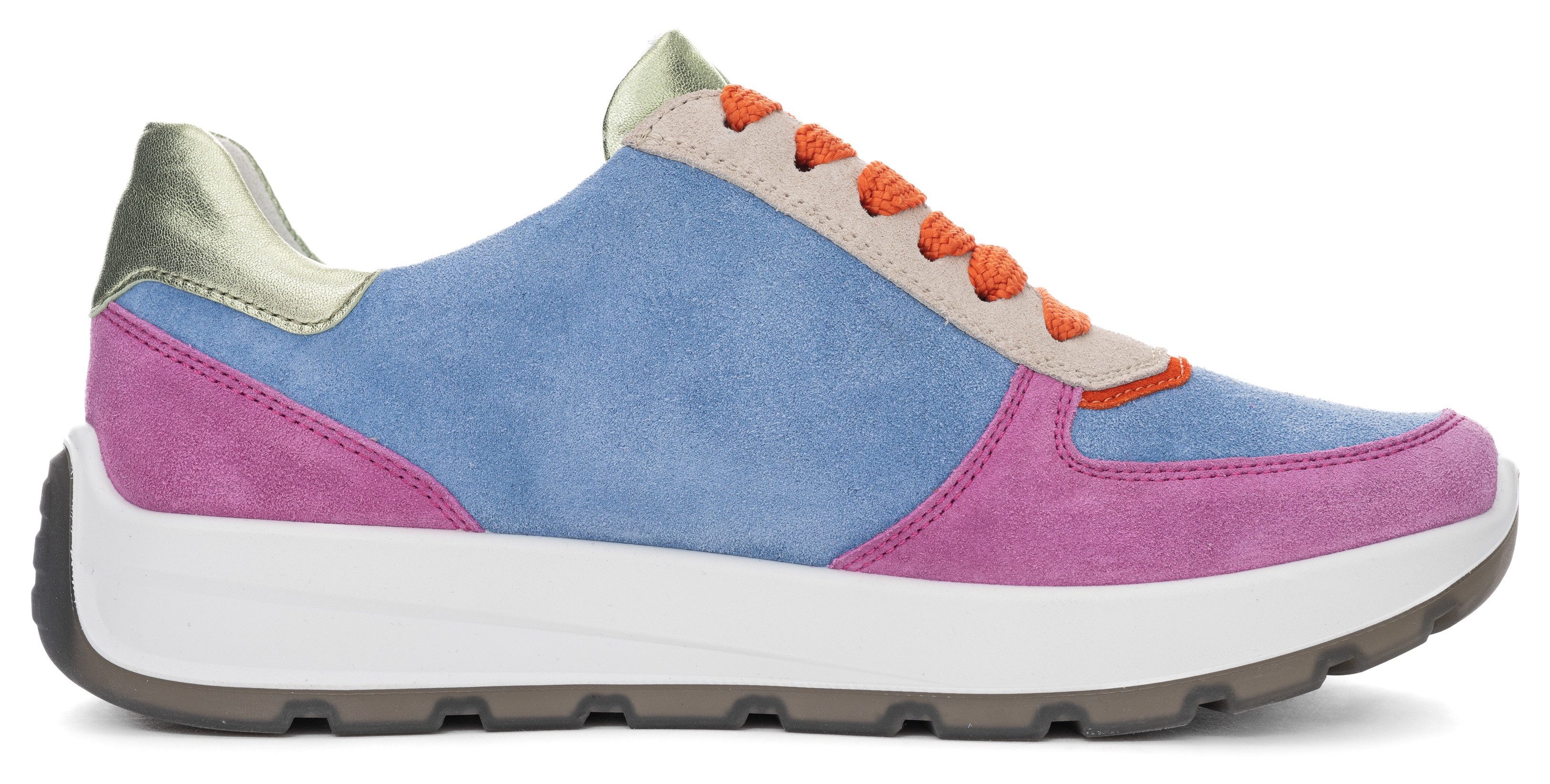 Ara Sneakers met sleehak New York , pride sneaker, veterschoen in comfortabele breedte h (= zeer breed)