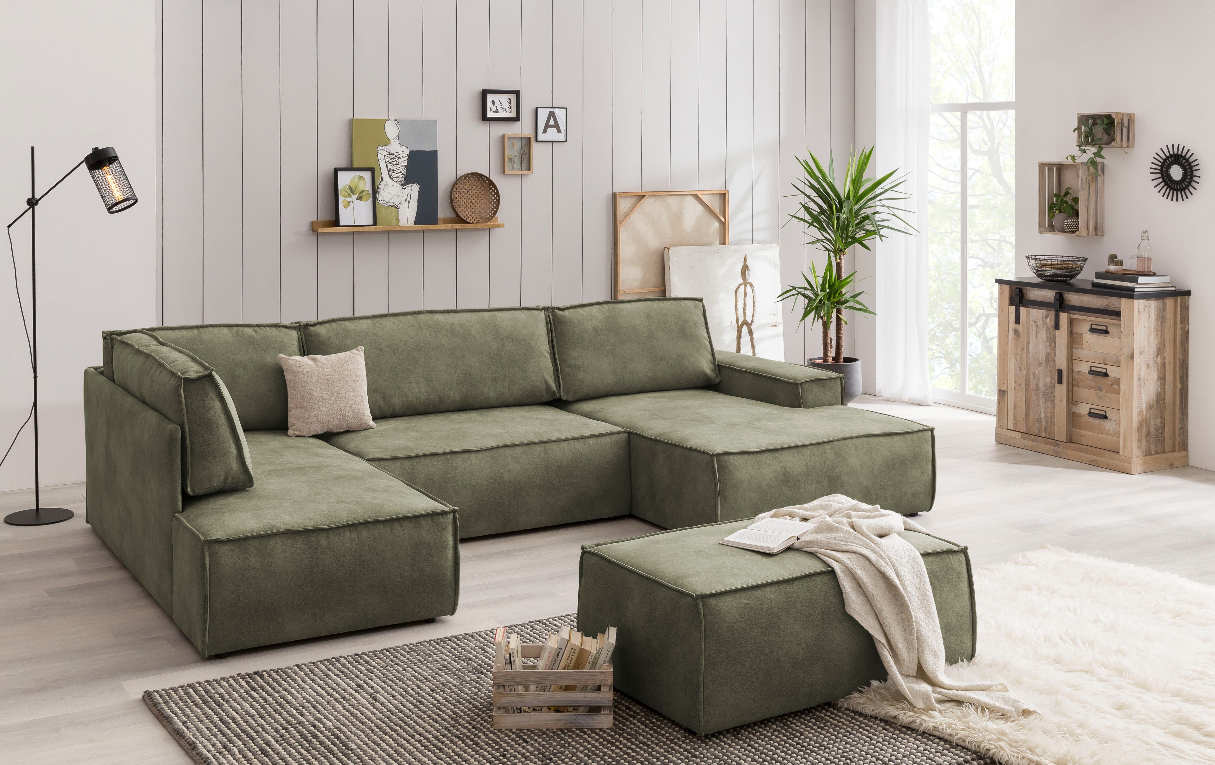 Home affaire Hocker Sherwood passend bij de bekleding van de sherwood-serie