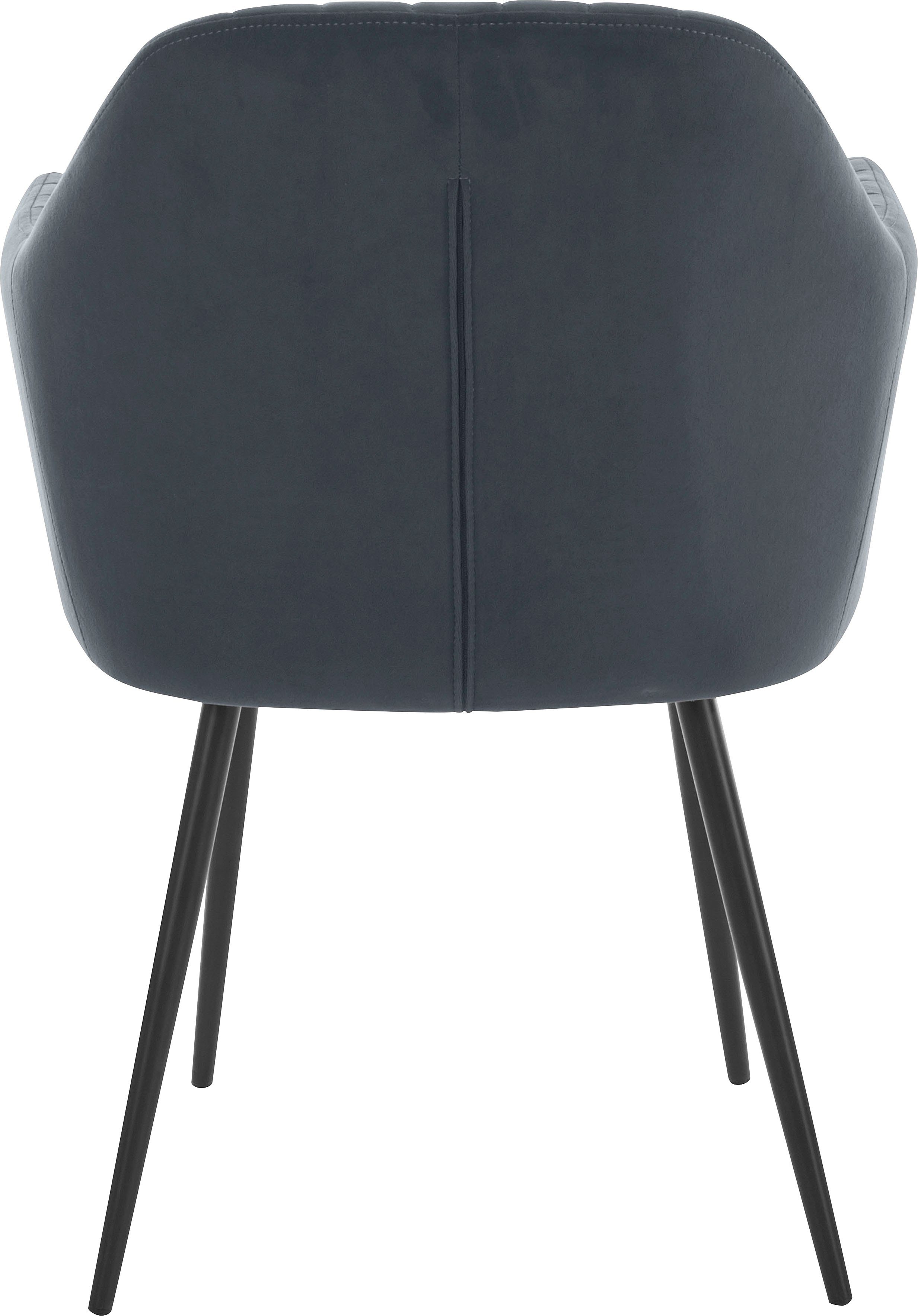 HELA Stoel met armleuningen Carla comfortabele fauteuil, kuipstoel (set)