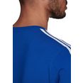 adidas performance t-shirt essentials 3-stripes blauw