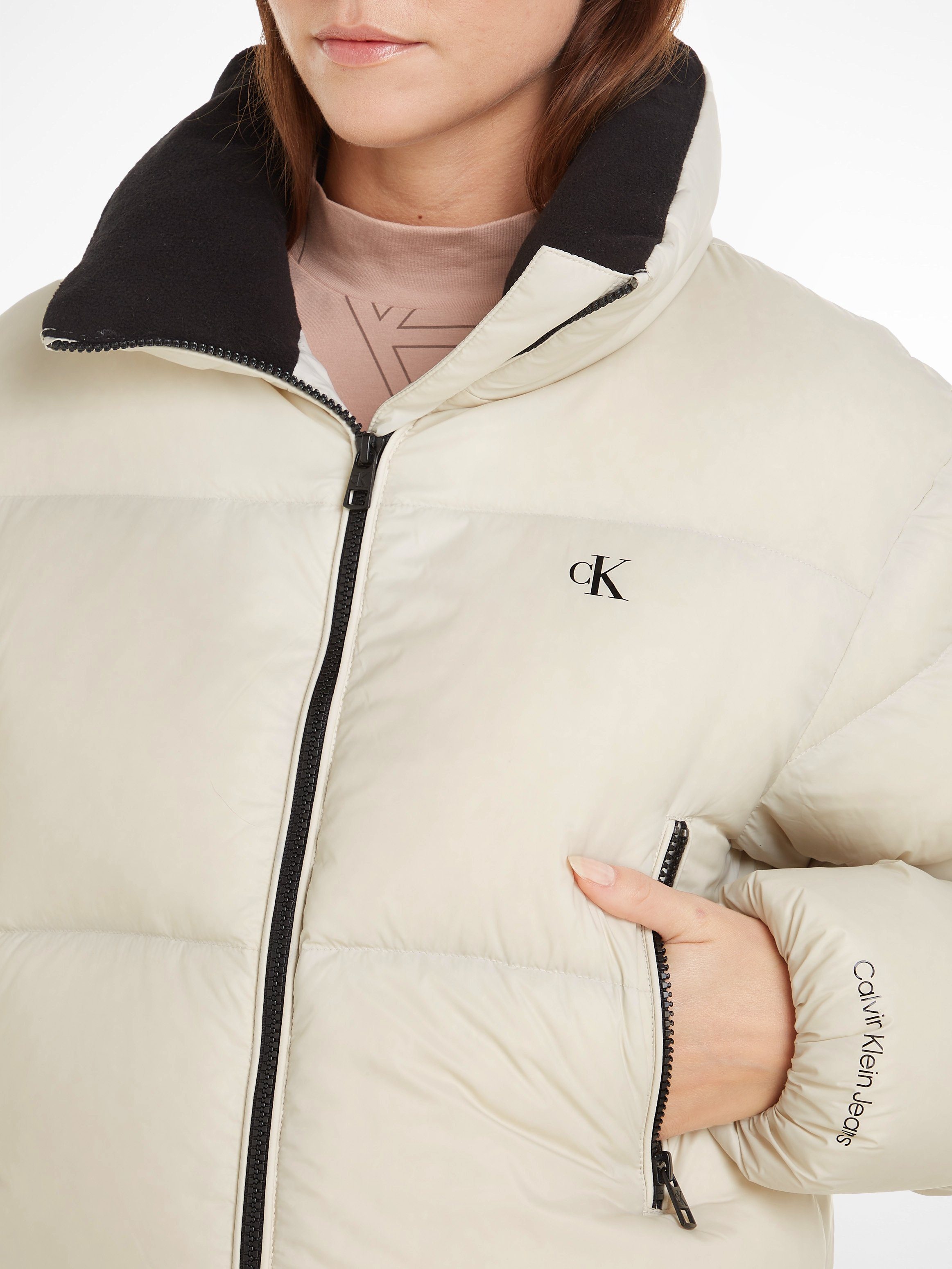 Calvin Klein Gewatteerde jas MW DOWN CROPPED PUFFER