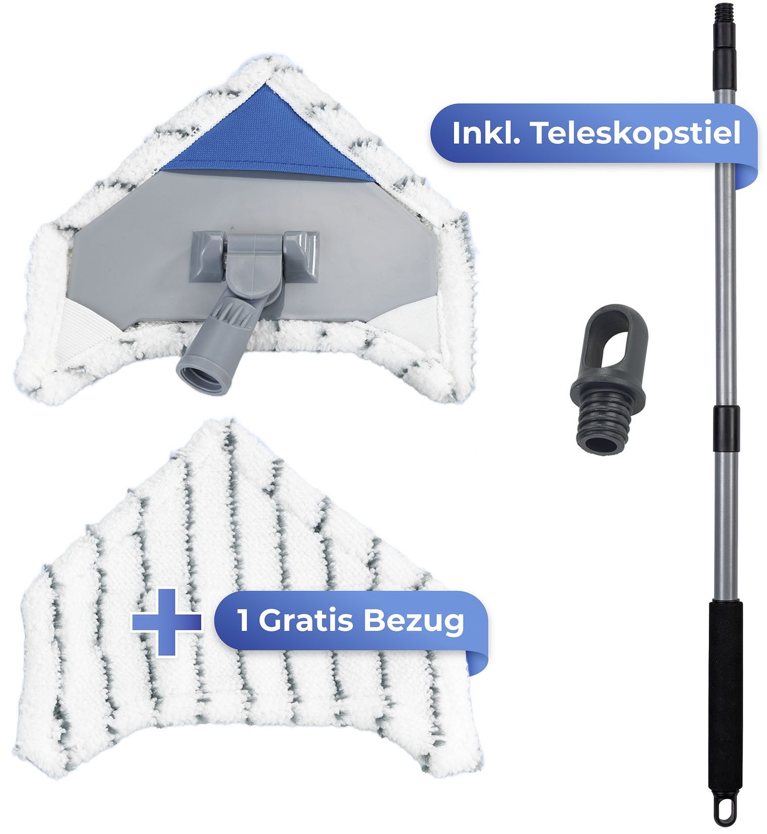 Maximex Vloerwisserset Multiflex-wisser inclusief telescopische steel (set, 5-delig)