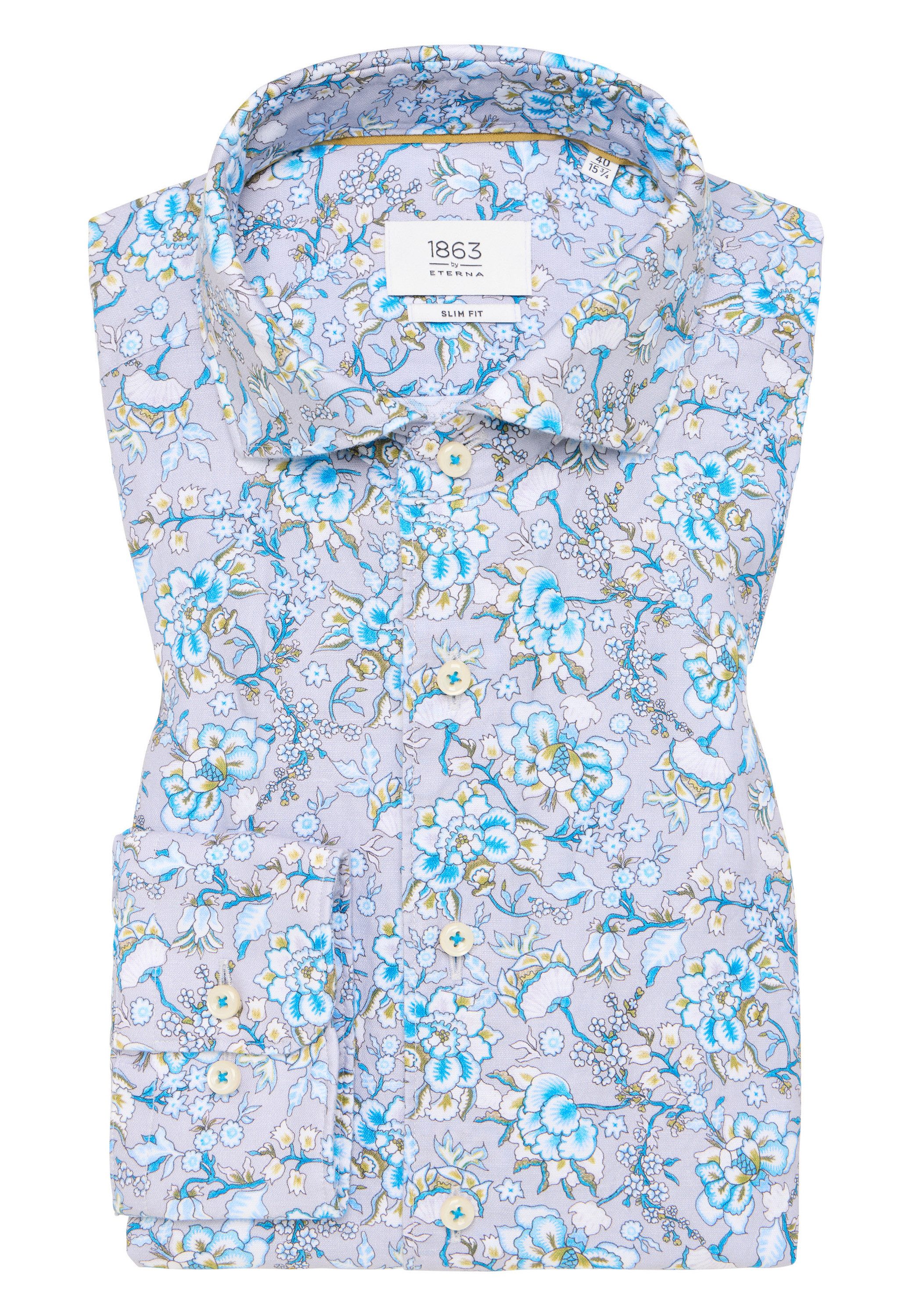 Eterna Overhemd met lange mouwen Slim fit
