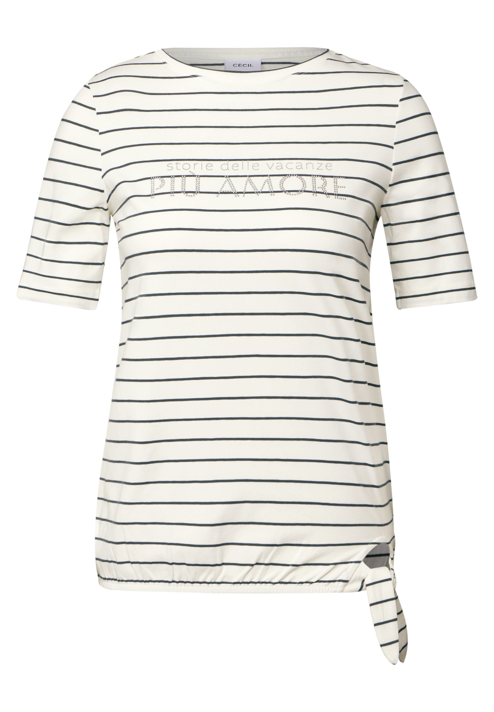 Cecil T-shirt met belettering