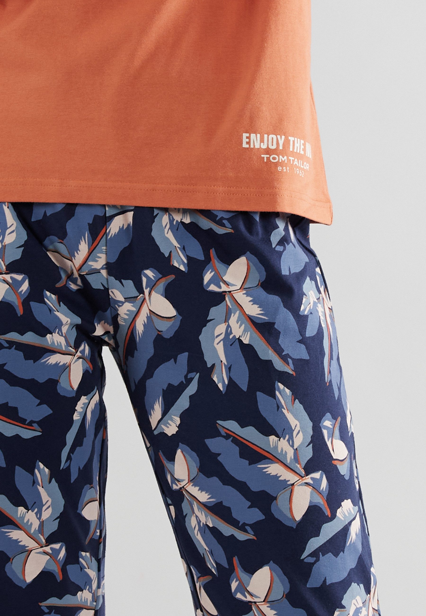 Tom Tailor Pyjama Manilla met gedessineerde broek (2-delig)