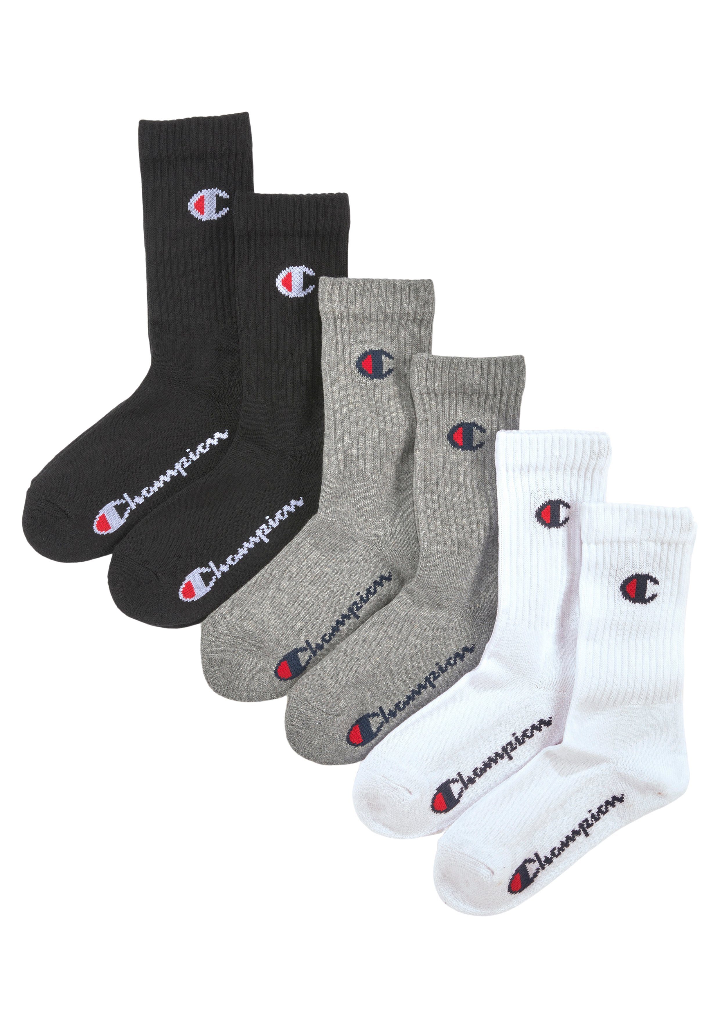 Champion Sportsokken 6pk Crew Socks (set, 6 paar)