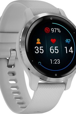 garmin smartwatch venu 2s 25 reeds geïnstalleerde sport-apps grijs