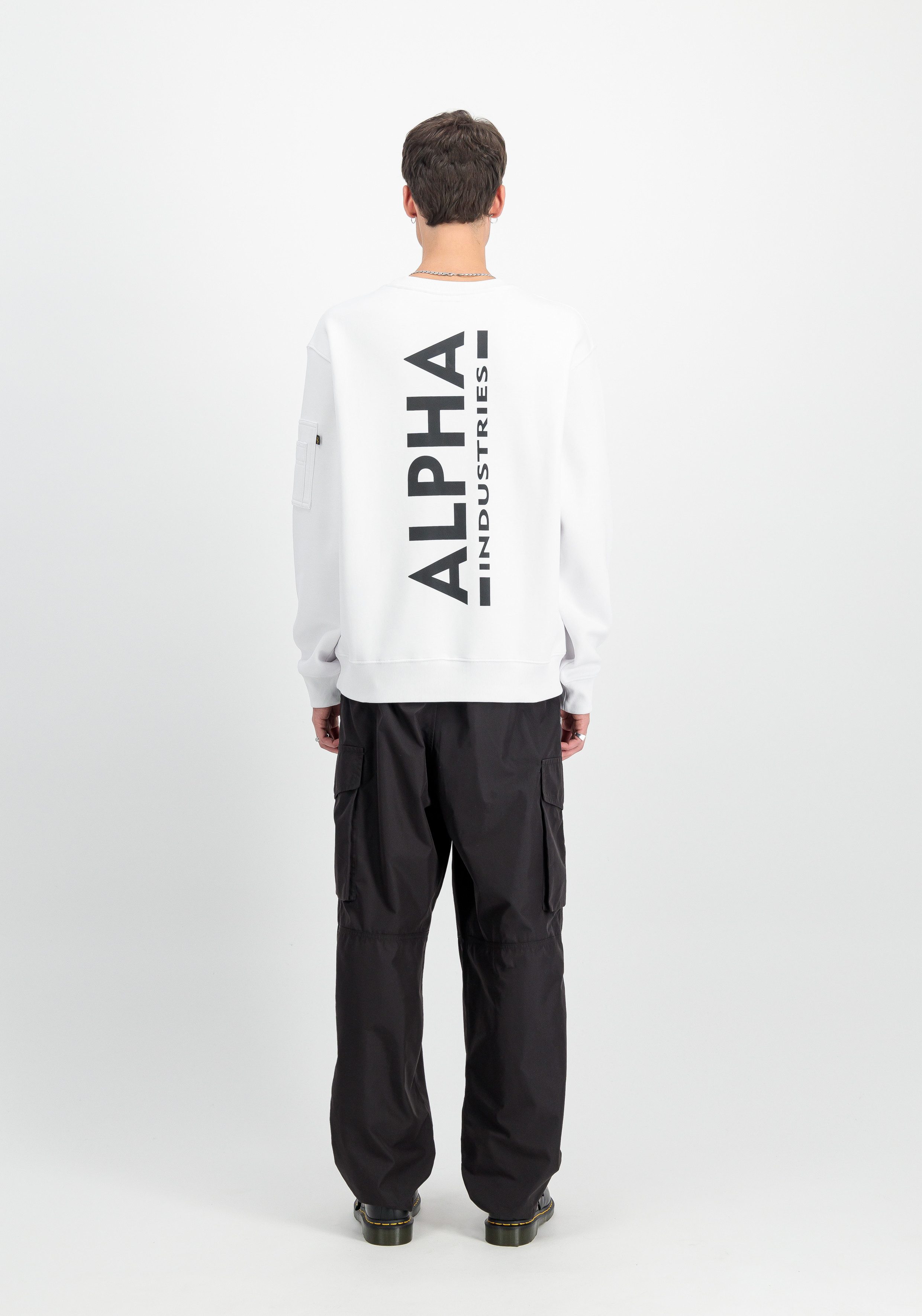 Alpha Industries Sweatshirt Back Print Crewneck