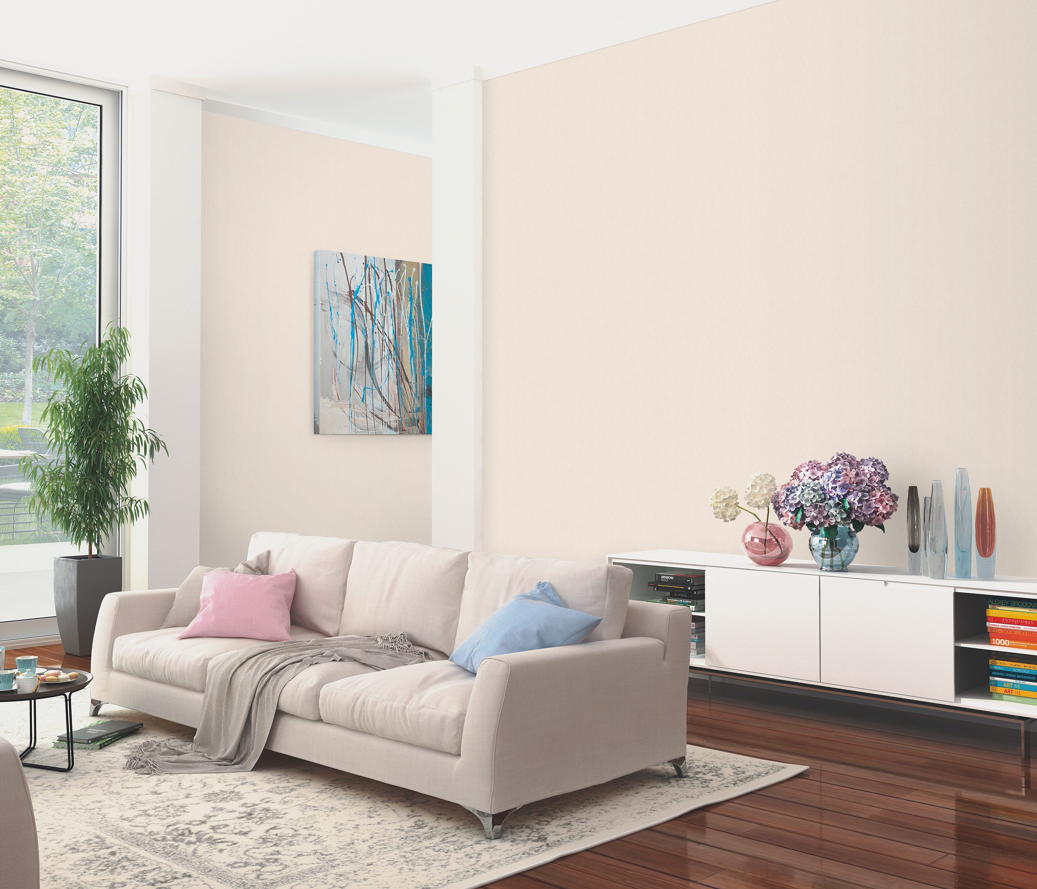Erismann Vliesbehang CELESTE - trendy unistructuur (1 stuk)