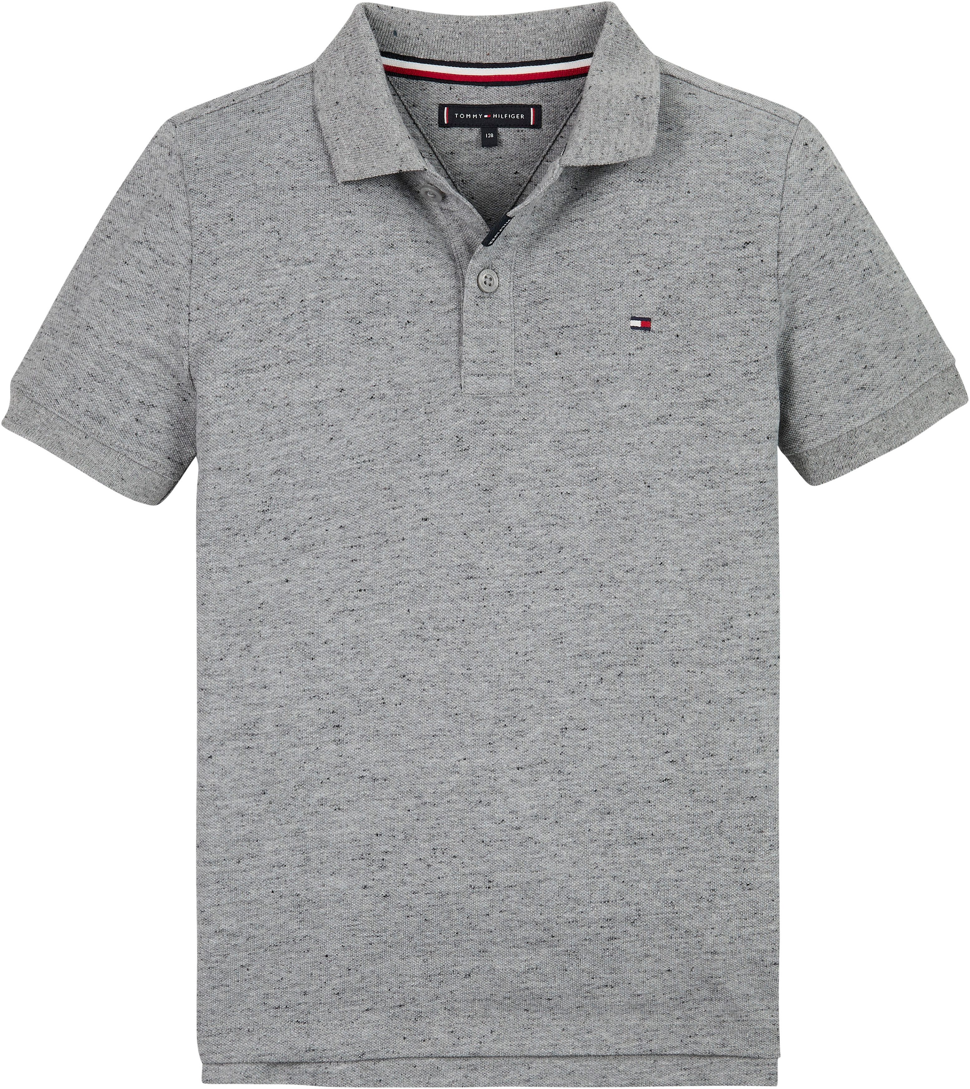 Tommy Hilfiger Poloshirt MONOTYPE MELANGE REGULAR POLO SS Kinderen tot 16 jaar met logostiksel