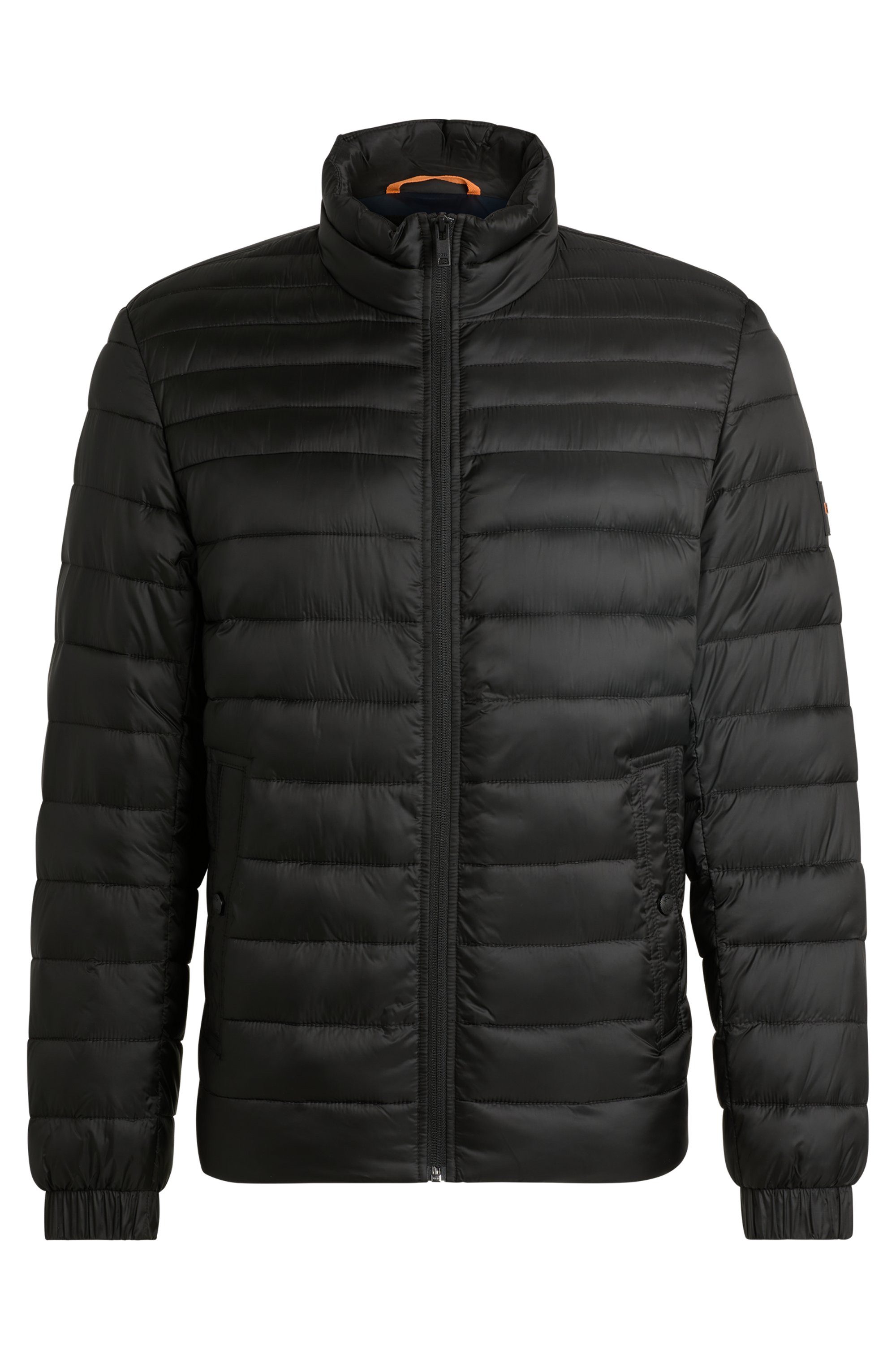 Boss Orange Outdoorjack Oden1 met boss logopatch op de mouw