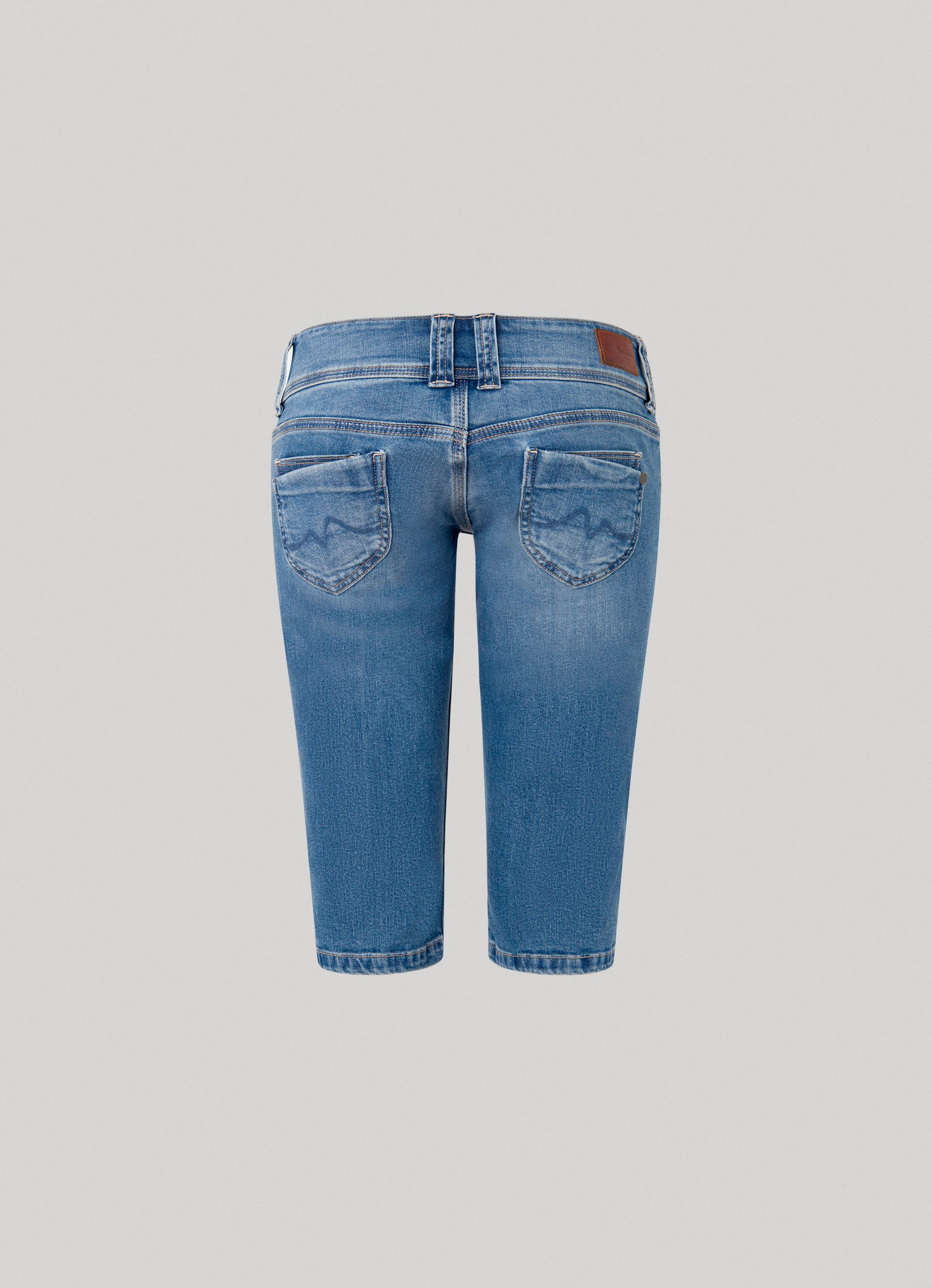 Pepe Jeans Slim fit jeans Shorts SLIM CROP LW
