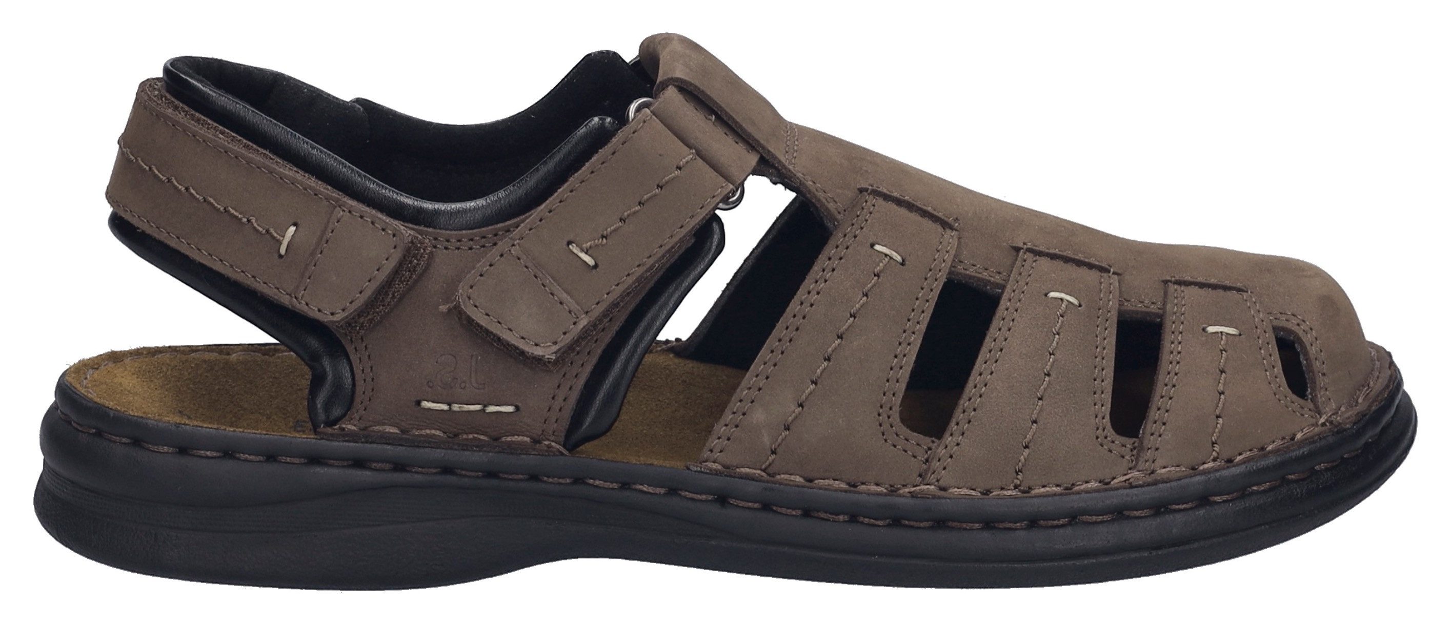 Josef Seibel Sandalen Max 92 , bakkersandalen, comfort-schoen, klittenbandschoen in brede vorm