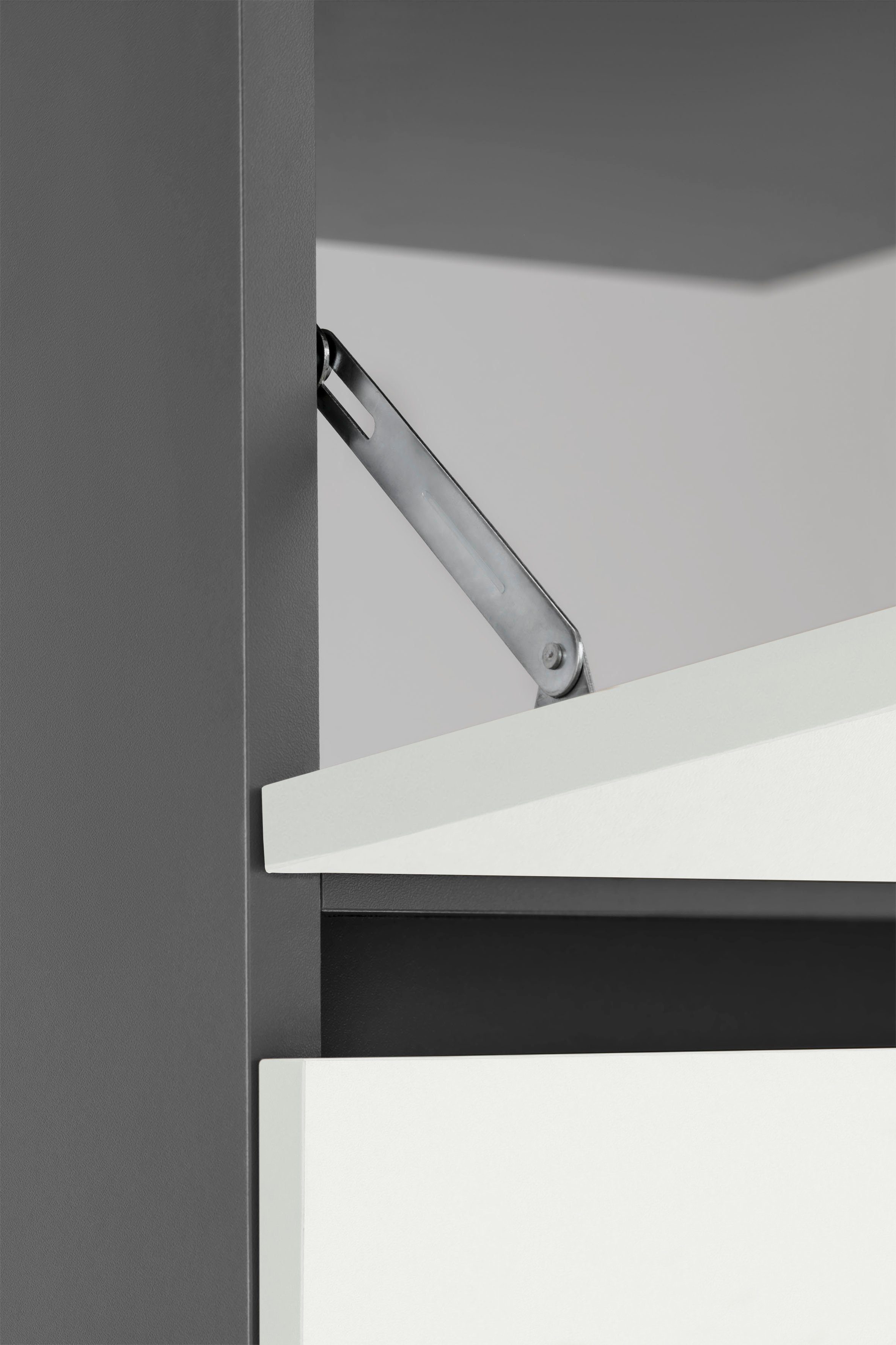 Home affaire Wastafelonderkast Wisla Sifon uitsparing, push-to-open functie, breedte 80 cm, hoogte 55 cm
