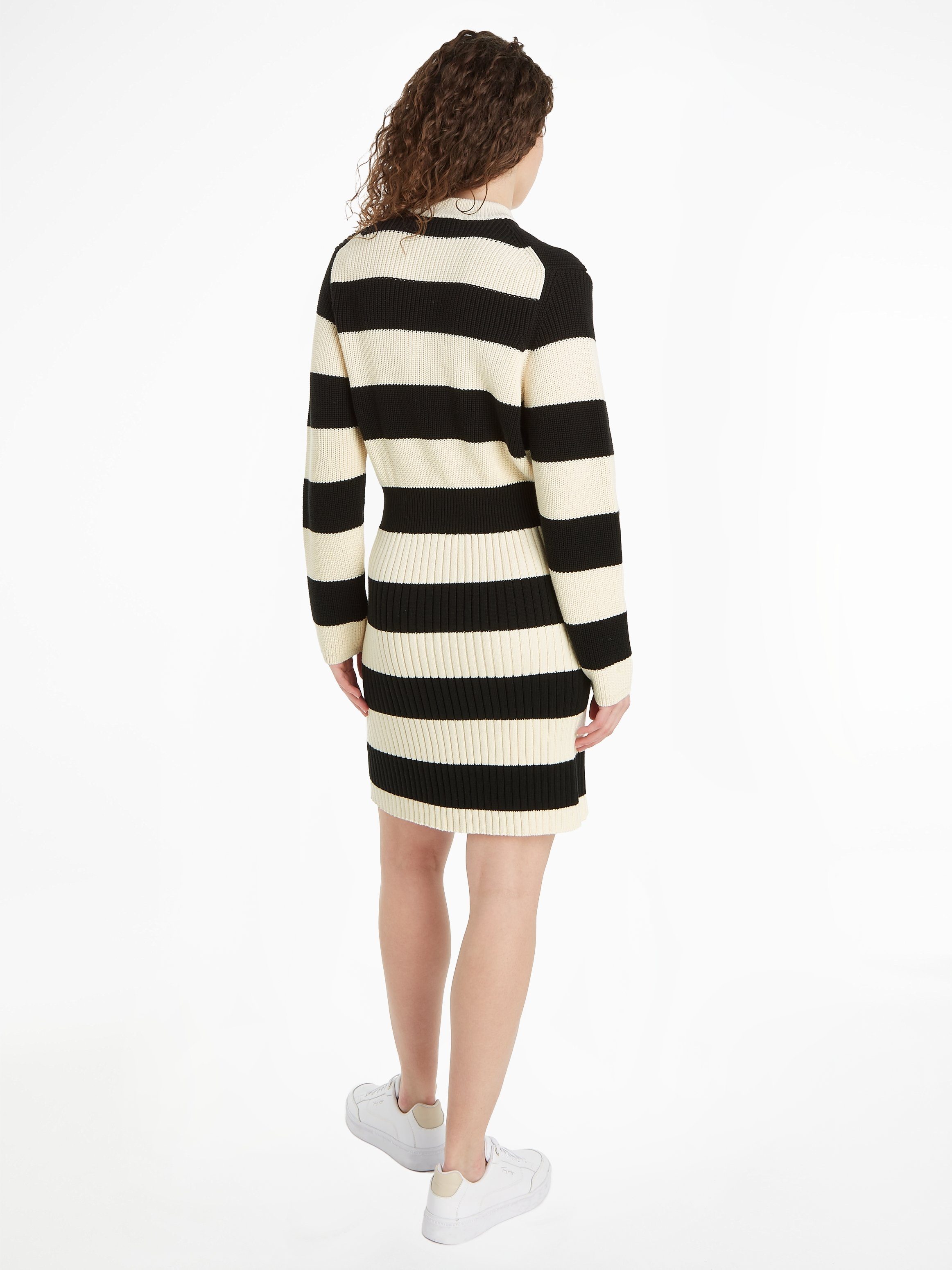 Tommy Hilfiger Gebreide jurk CO CARDI STITCH SWT DRESS