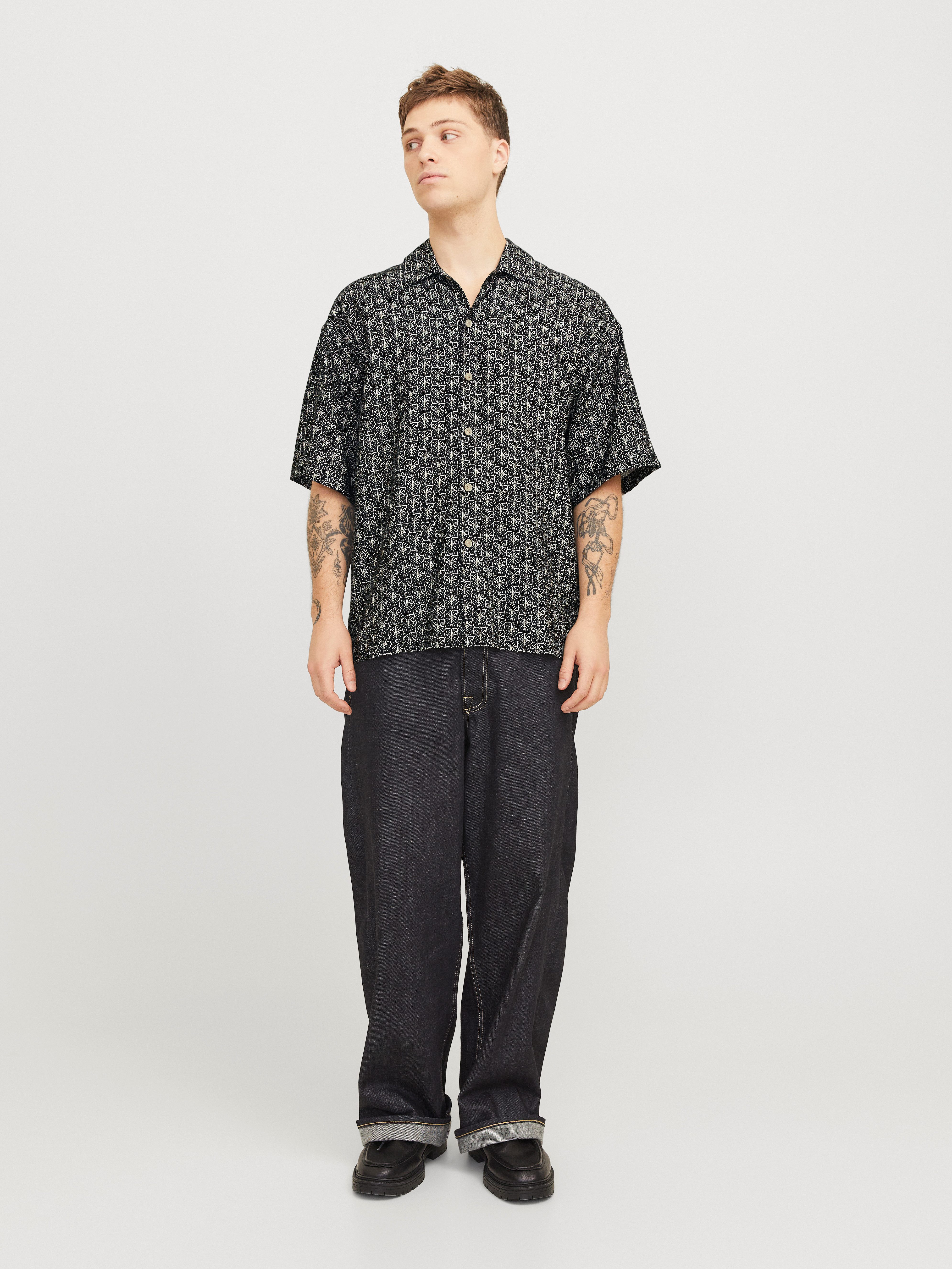 Jack & Jones Overhemd met korte mouwen JORMARSHALL ISLINGTON AOP SHIRT SS SN