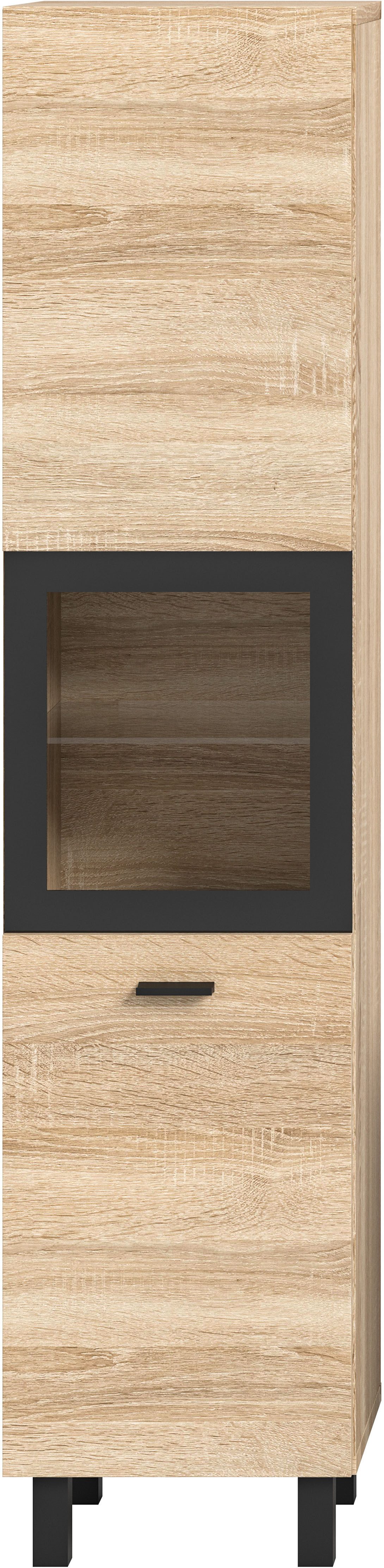 welltime Hoge kast Tampa, hoogte 125cm, hangend of staand te monteren Badkamerkast, hangkast badkamer, badkamer, badkamermeubels