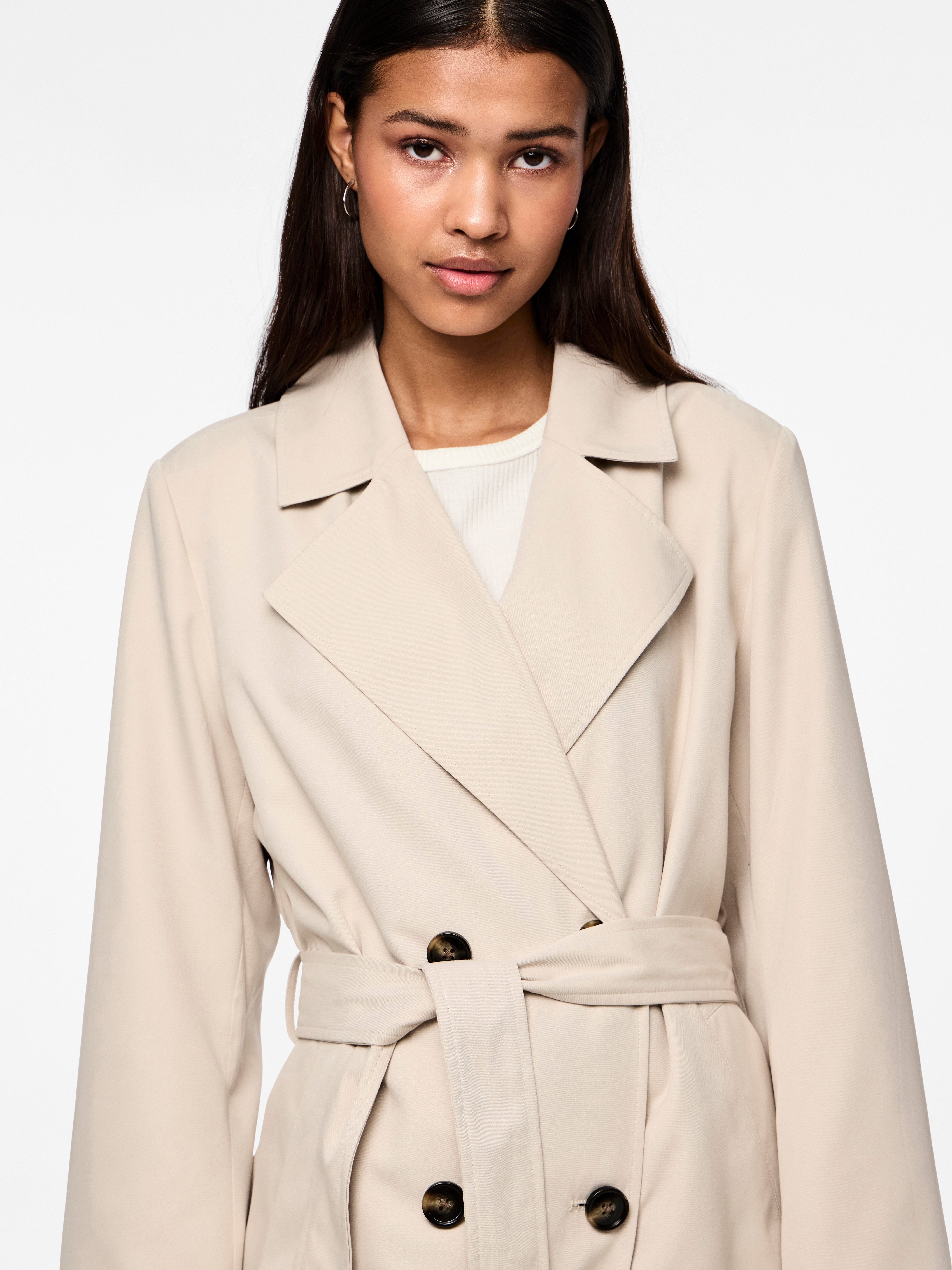 pieces Trenchcoat PCSCARLETT LS TRENCHCOAT NOOS
