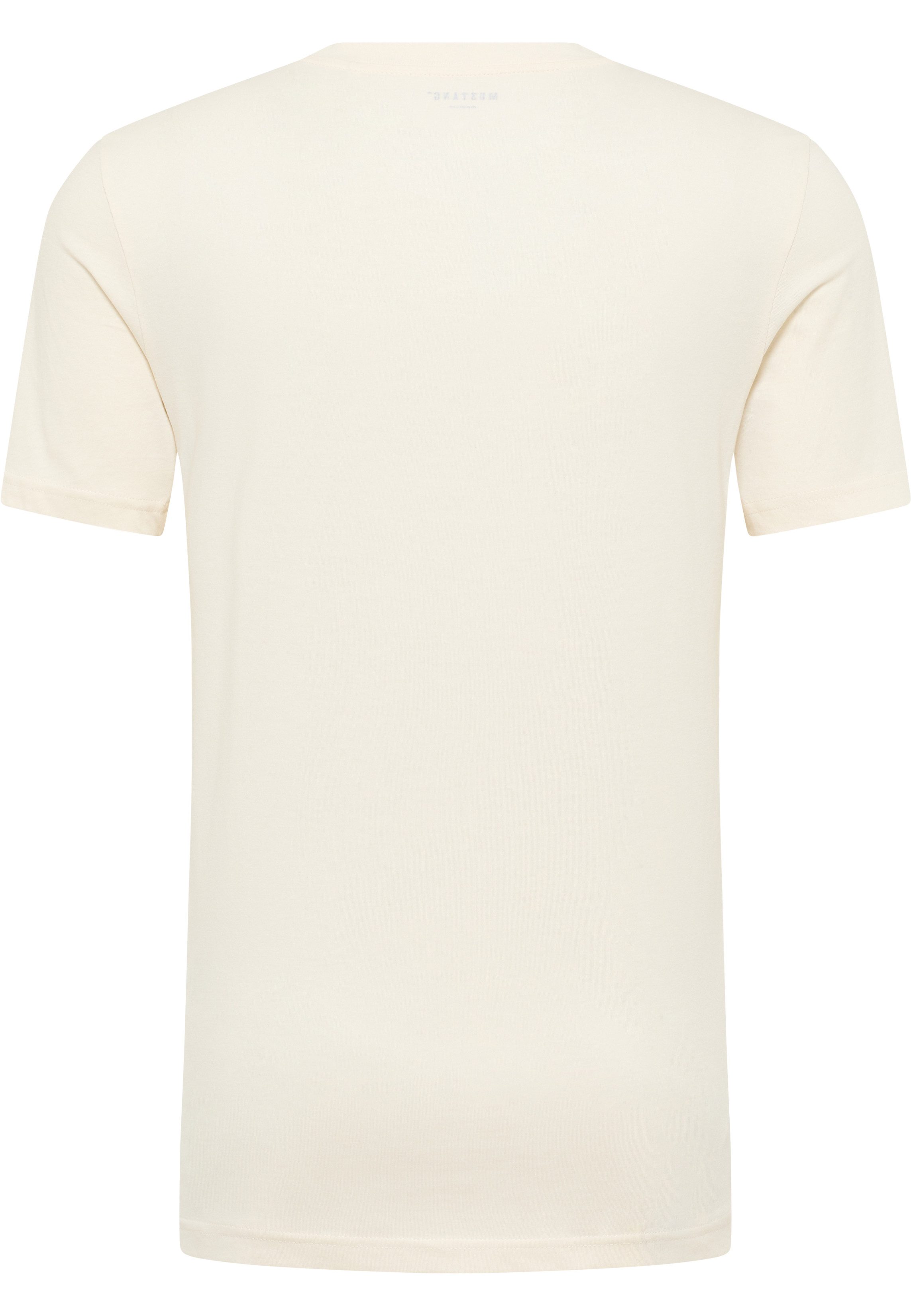 MUSTANG T-shirt met logo-opschrift