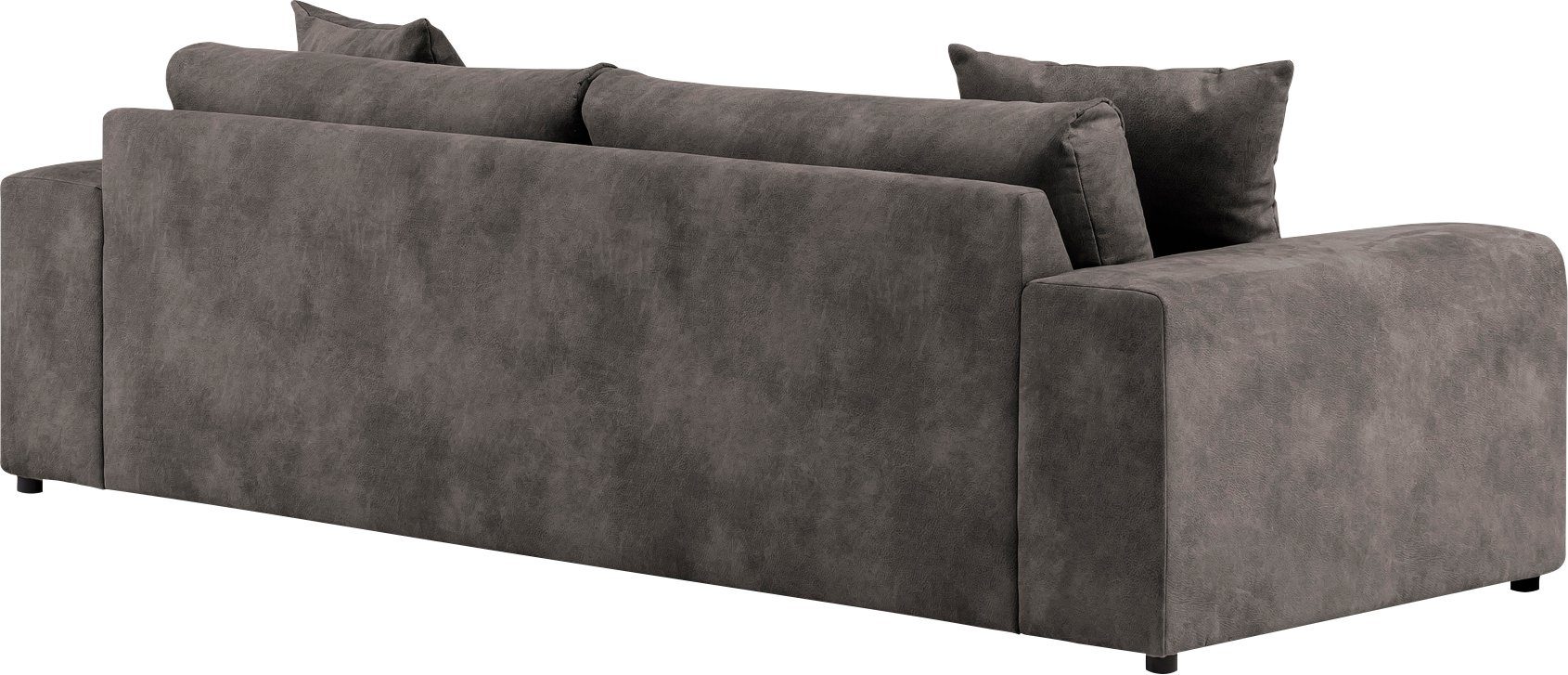 andas 3-zitsbank SLEETLAND XXL in fluweel of vintage lederlook