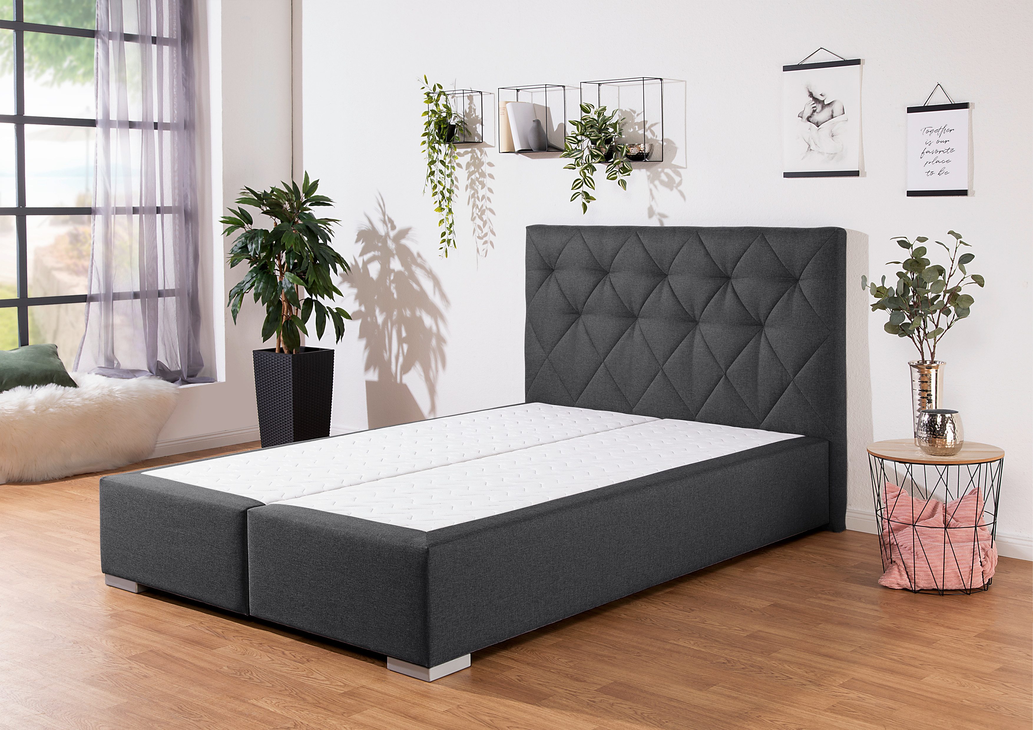 INOSIGN Boxspring Tynan optioneel met bedbox, verkrijgbaar in h2, h3 & h4