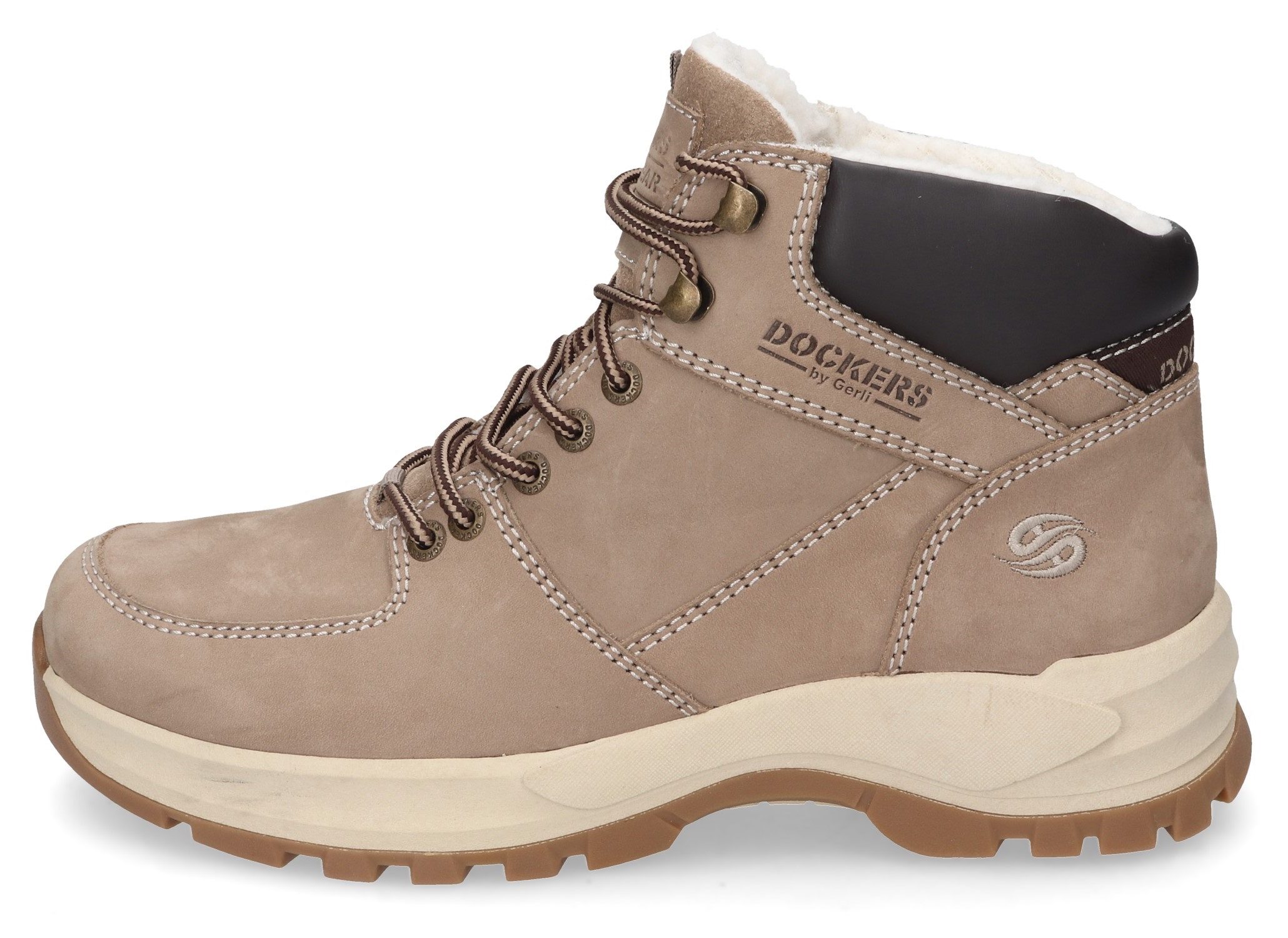 Dockers by Gerli Winterlaarzen High top sneakers, veterschoenen met zacht gepolsterde schacht