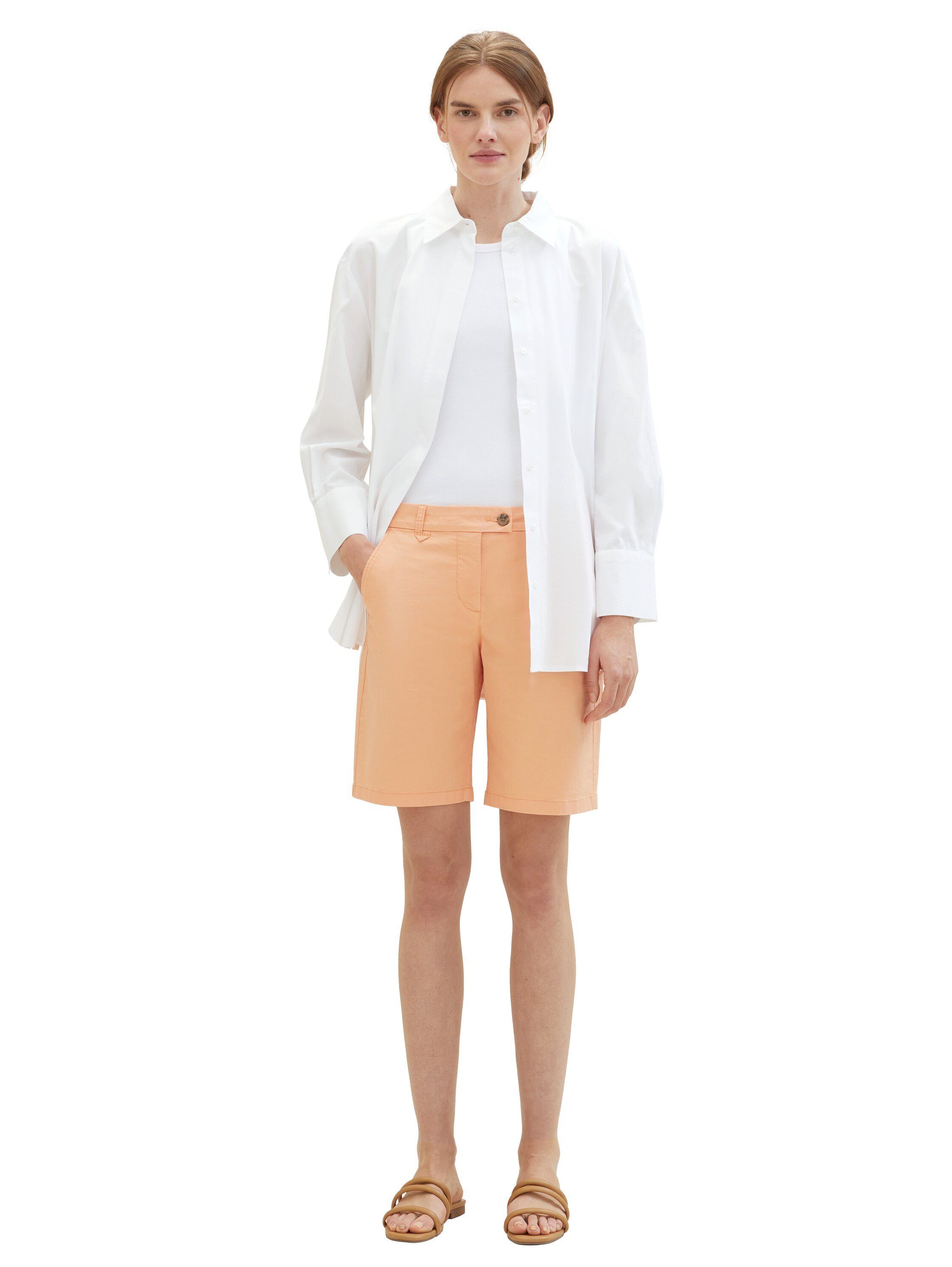 Tom Tailor Bermuda Zomerbroek met four-pocket-style