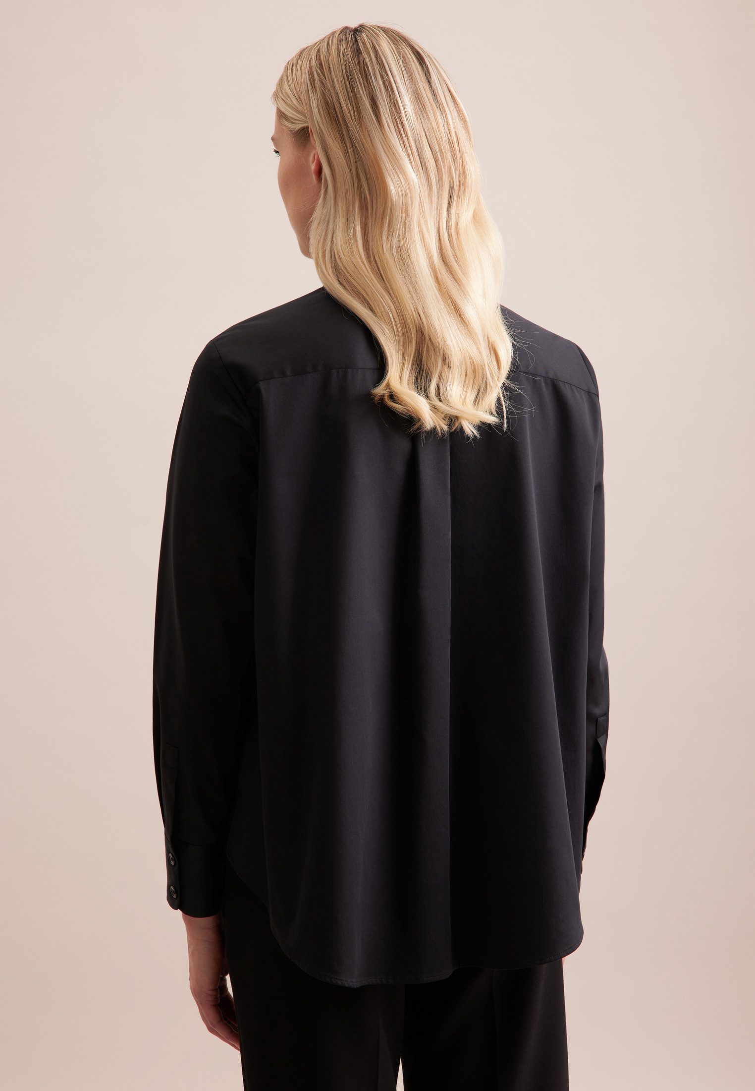 seidensticker Overhemdblouse 1/1 kraag uni