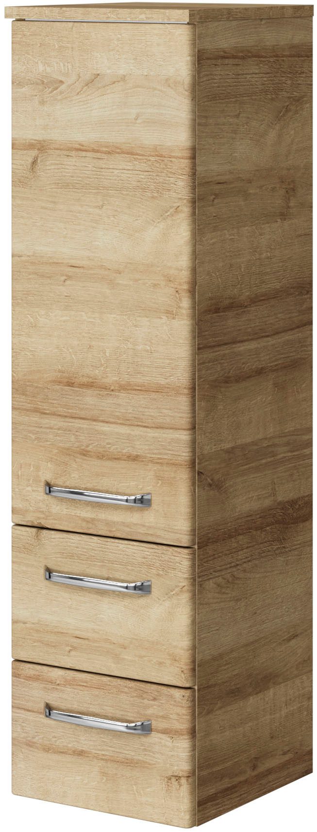 Saphir Badmeubelset Trentino 3-delig mineralen marmer wasbak, LED spiegelkast (4 stuks)