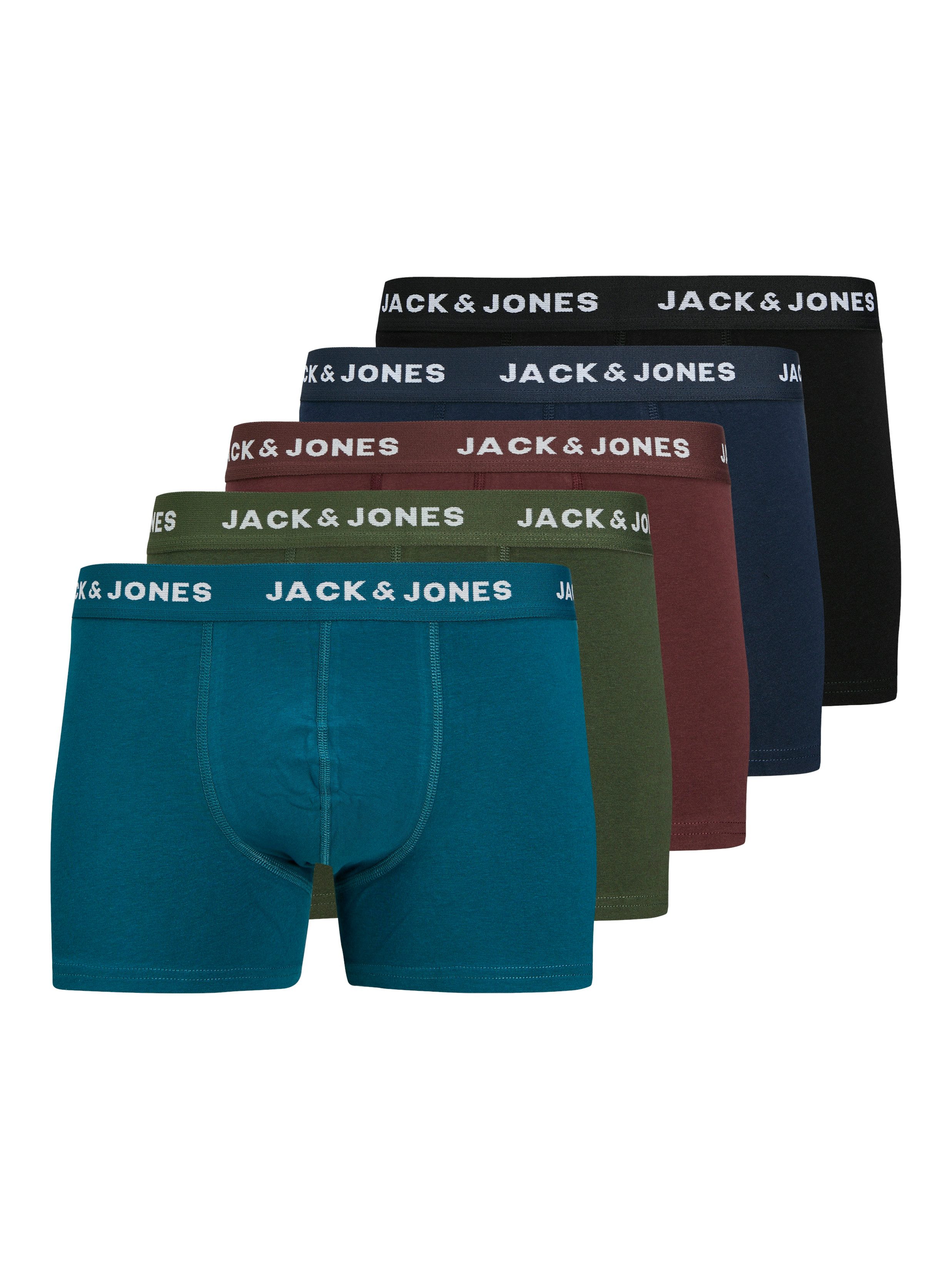 Jack & Jones Trunk JACTEO SOLID TRUNKS 5 PACK (set 5 stuks)