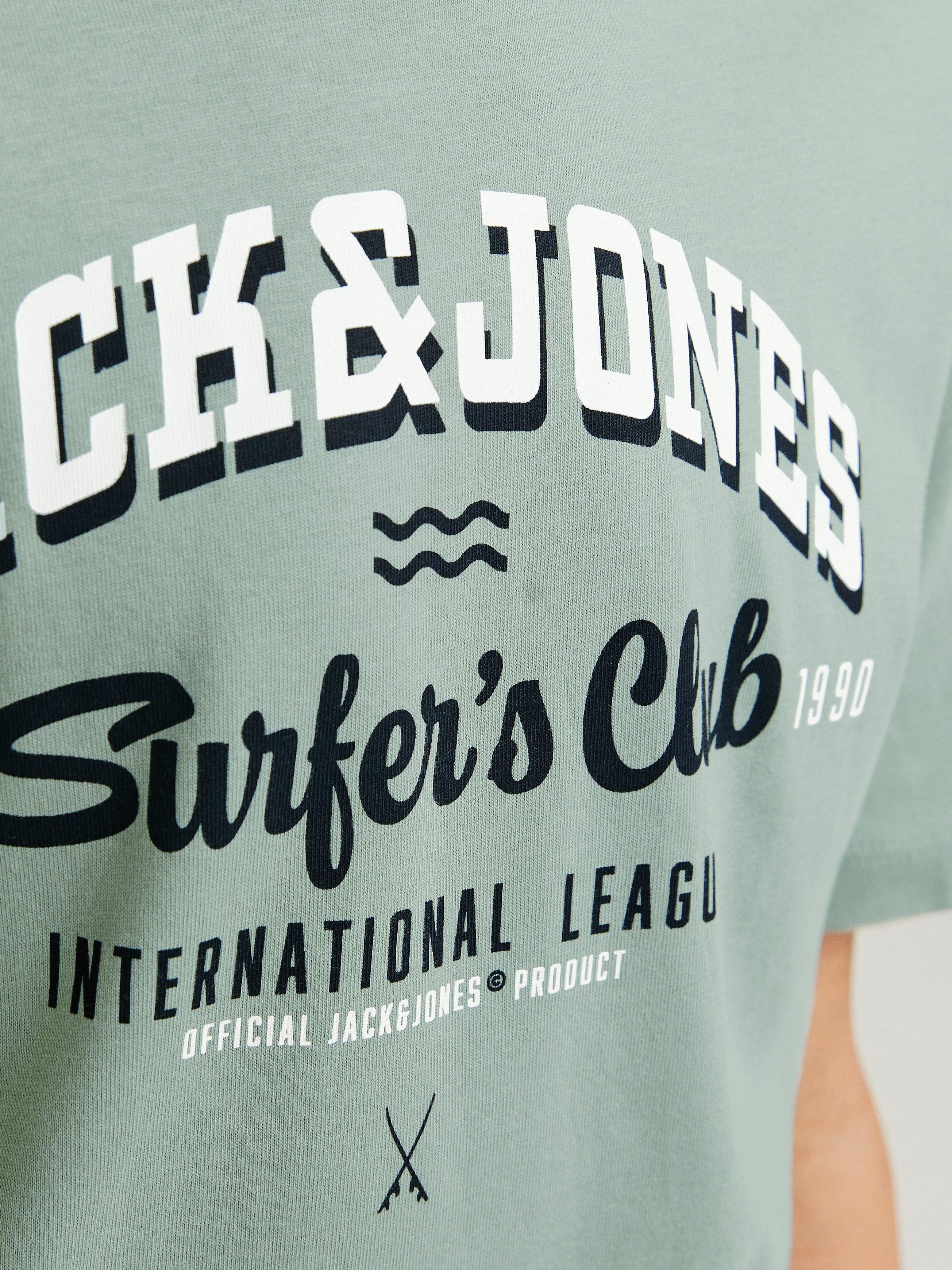 Jack & Jones Junior Shirt met ronde hals JJELOGO TEE SS O-NECK 2 COL S NOOS JNR