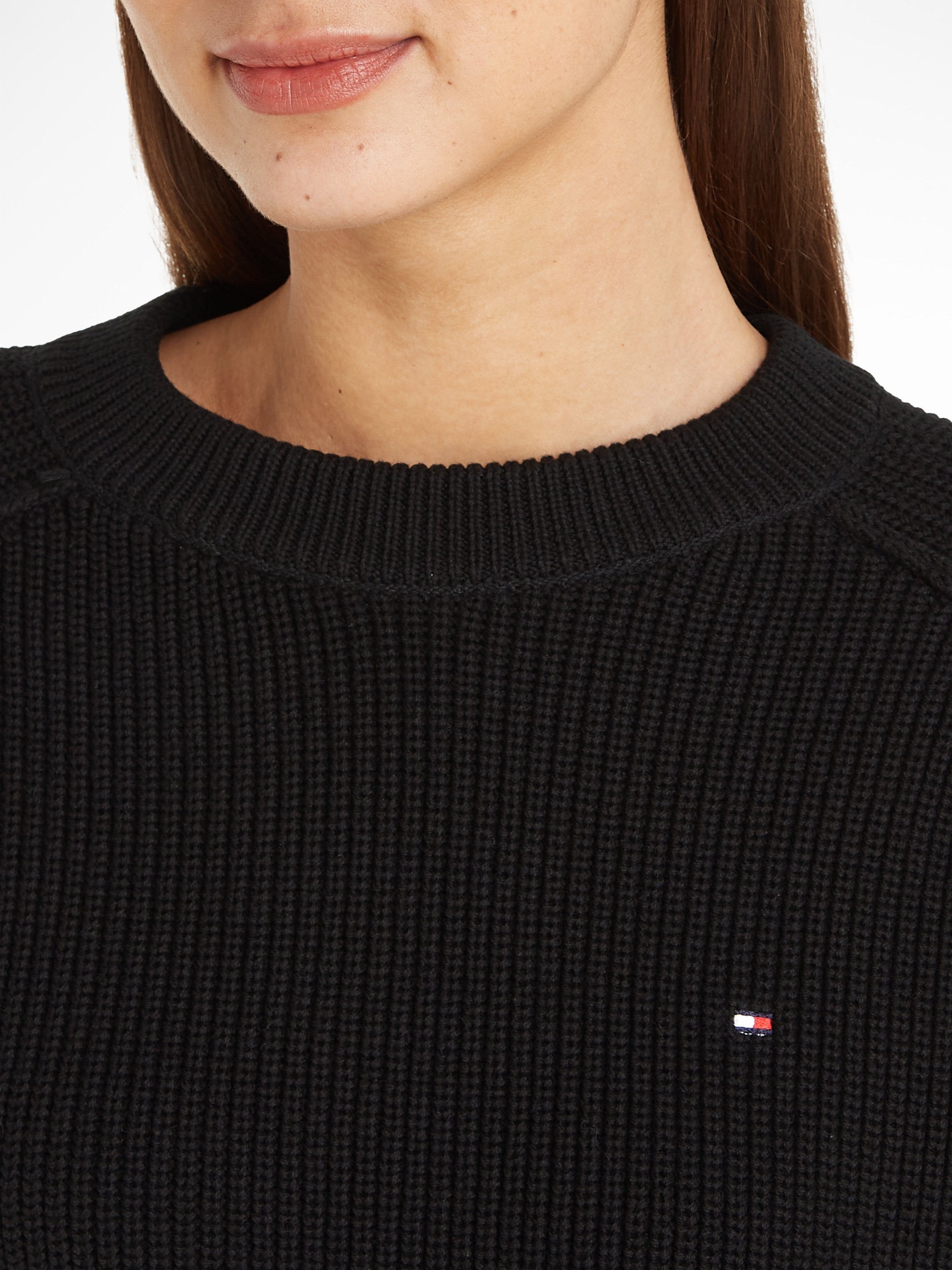 Tommy Hilfiger Trui met ronde hals met geborduurd logo