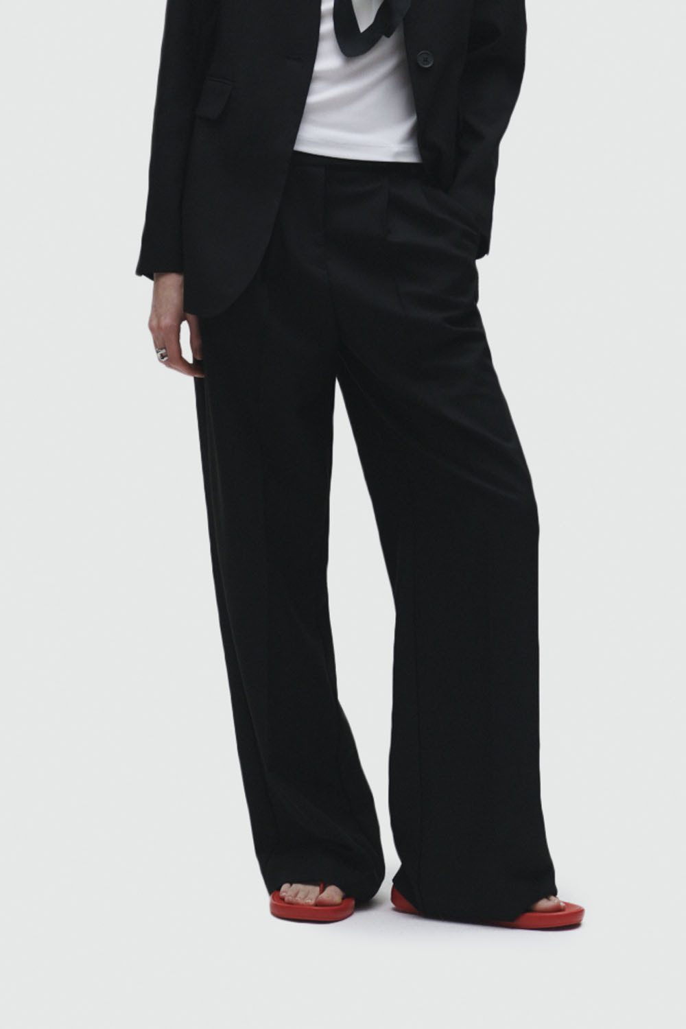 HECHTER PARIS Pantalon met wijde pijpen