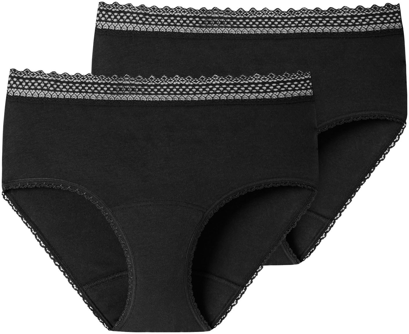 Schiesser Menstruatieslip "Secret Care" met betrouwbare bescherming tot 12 uur lang (2 stuks, Set van 2)