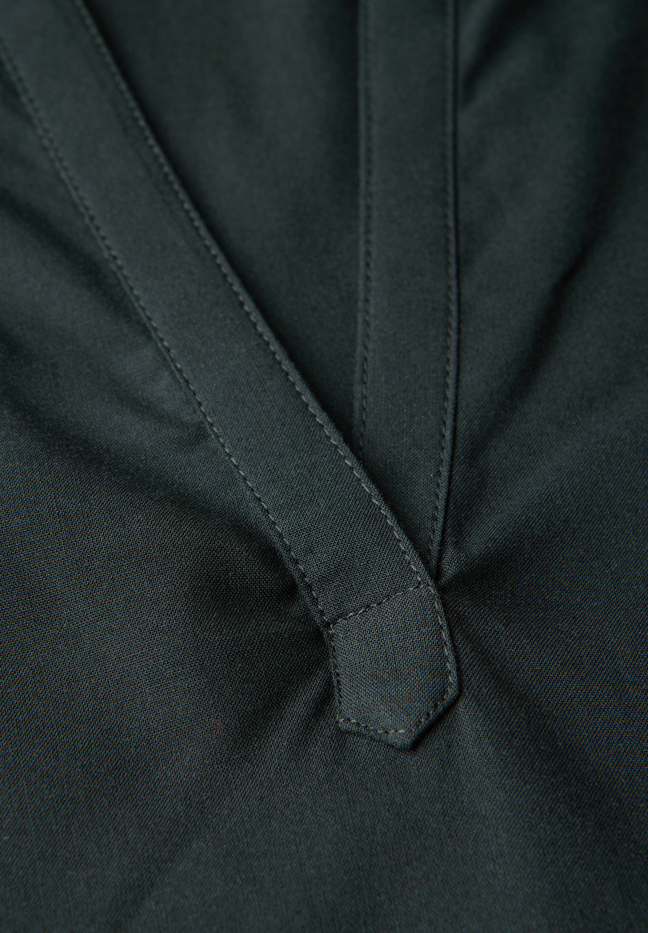 STREET ONE Blouse met korte mouwen Hals met split
