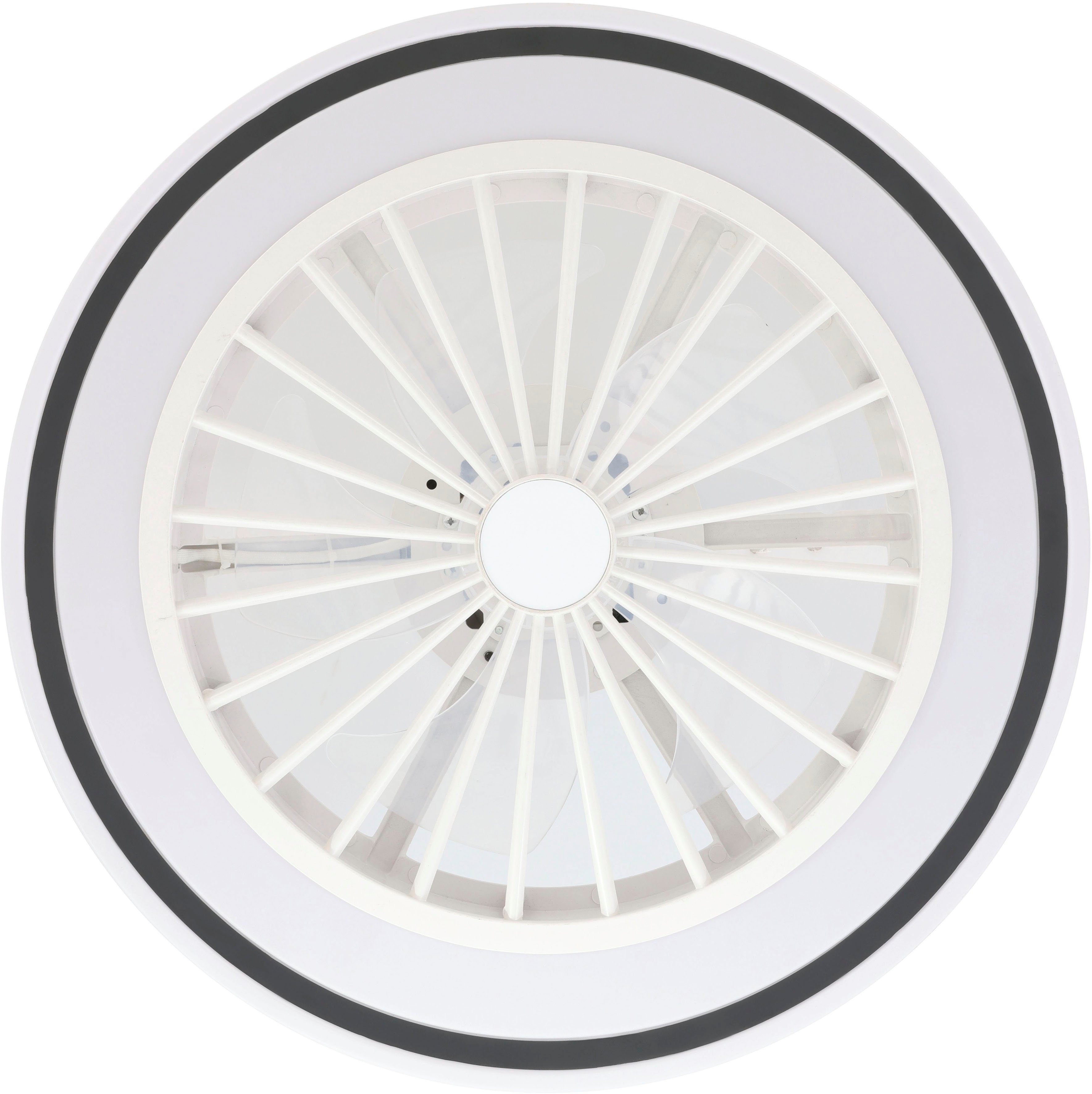 EGLO Led-plafondlamp ALMERIA plafondventilator (1 stuk)