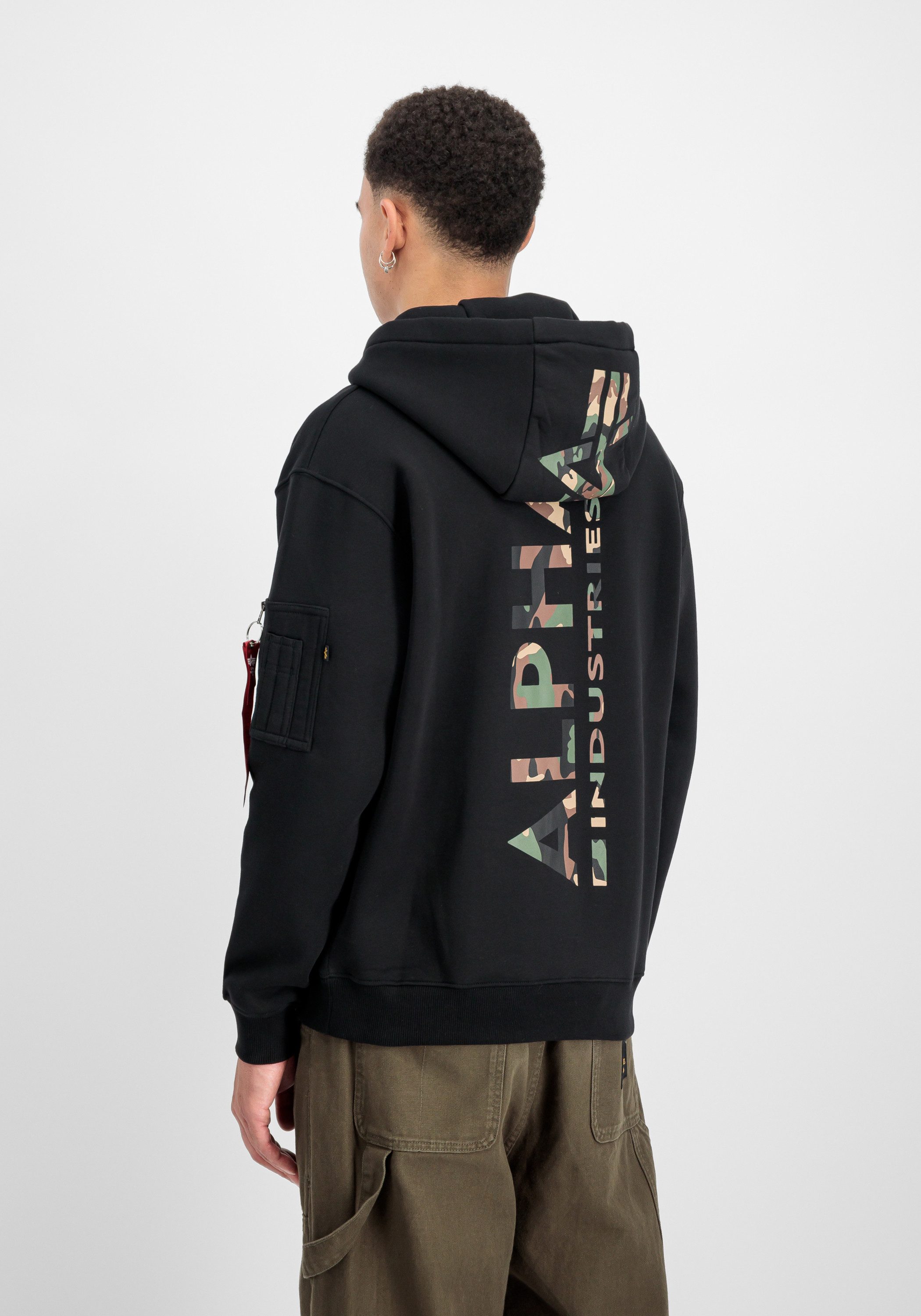 Alpha Industries Hoodie Backprint Hoodie Camo Print