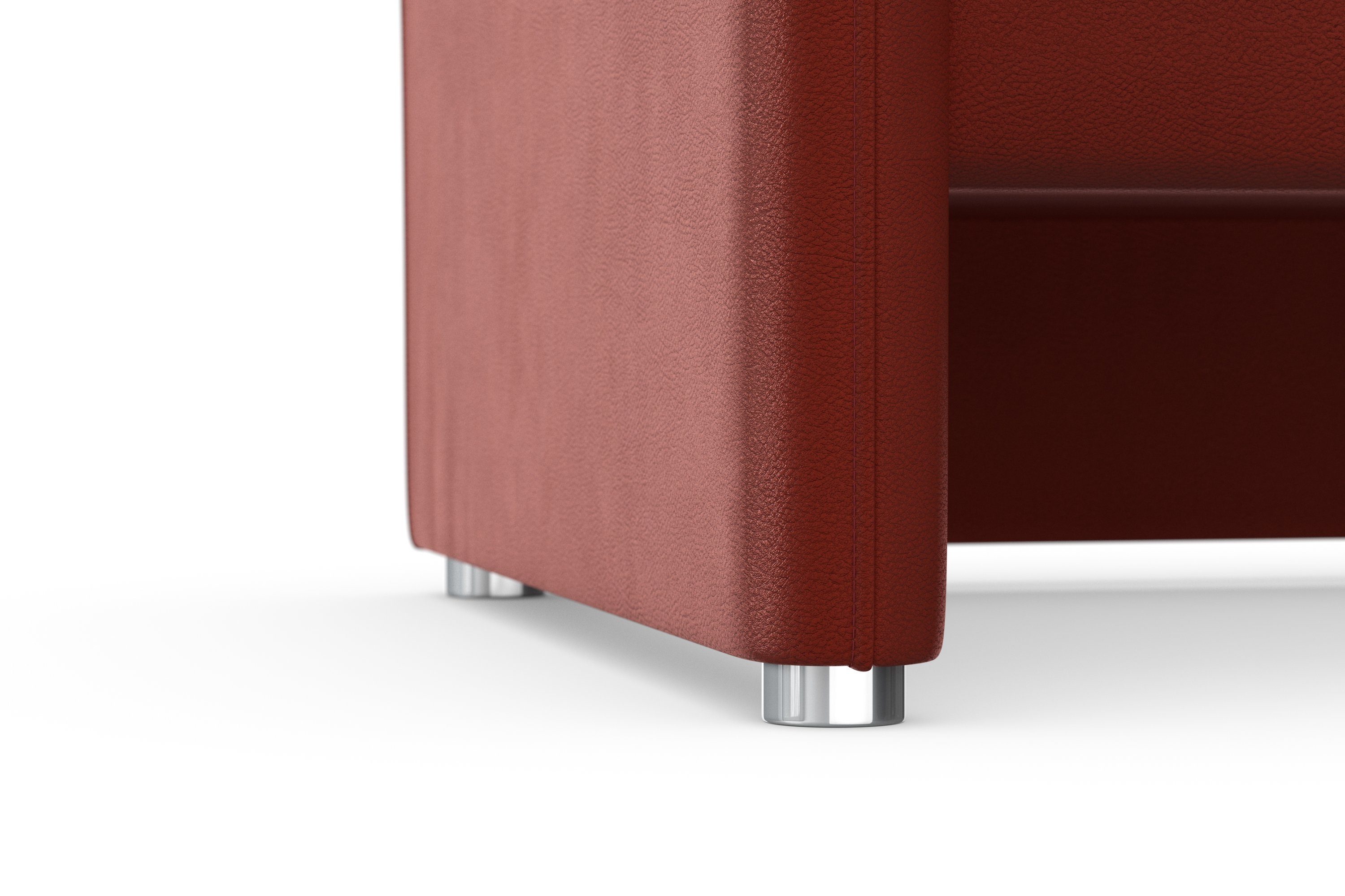 DOMO collection 2-zitsbank Pina met binnenvering, breedte 199 cm