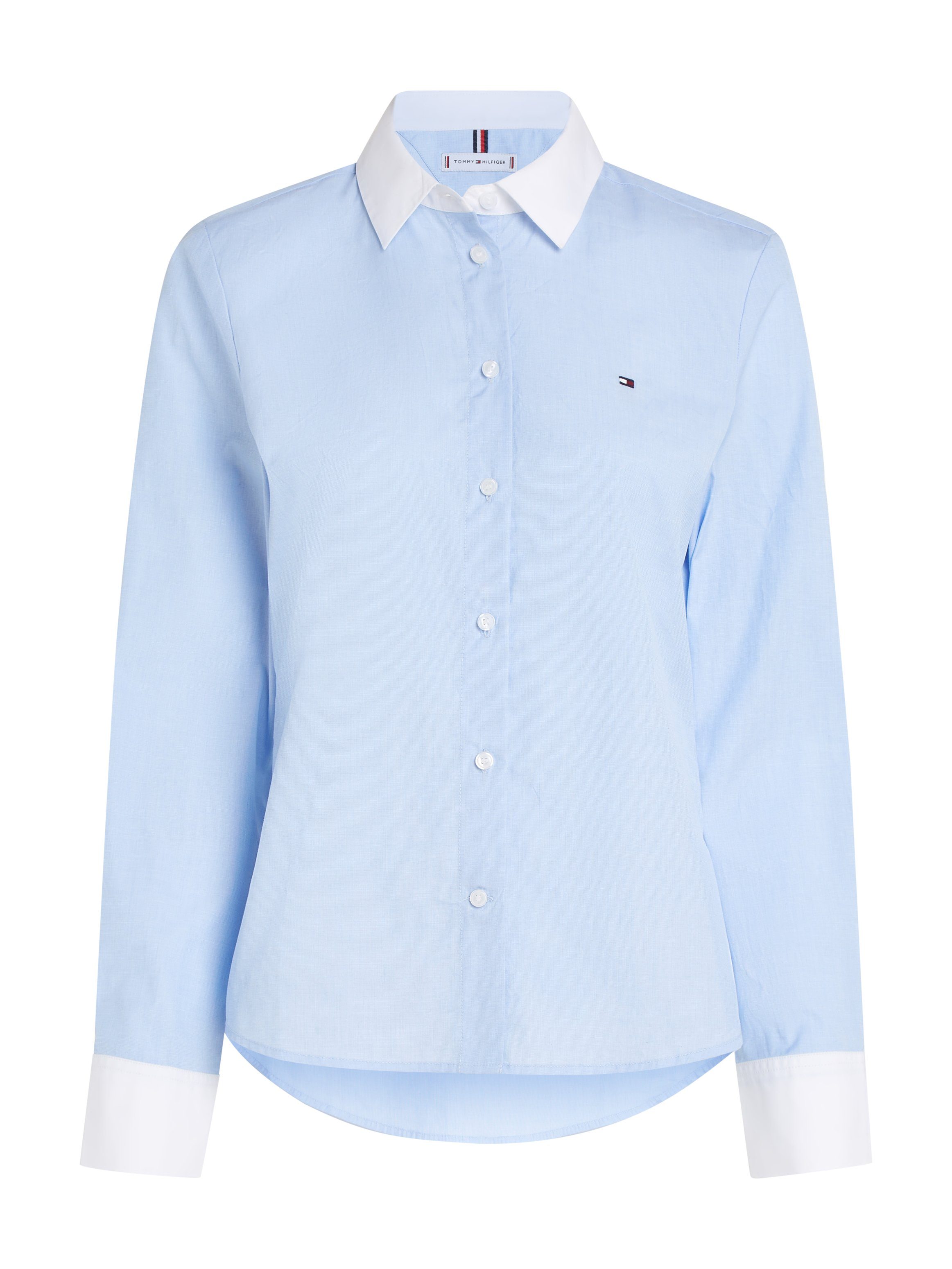 Tommy Hilfiger Overhemdblouse met tommy hilfiger merklabel
