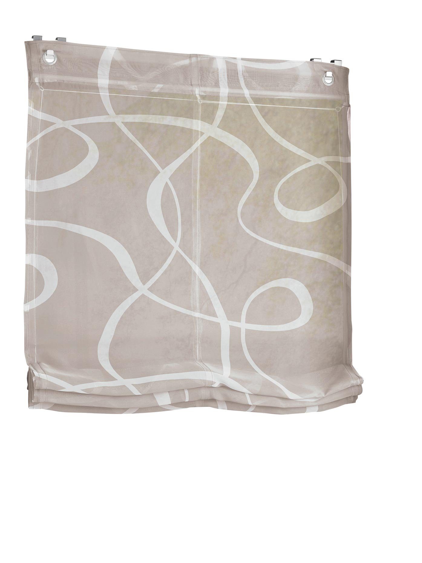 heine home Romeins rolgordijn (1 stuk) vouwgordijnen & jaloezieën maat 60 cm x 140 cm wit