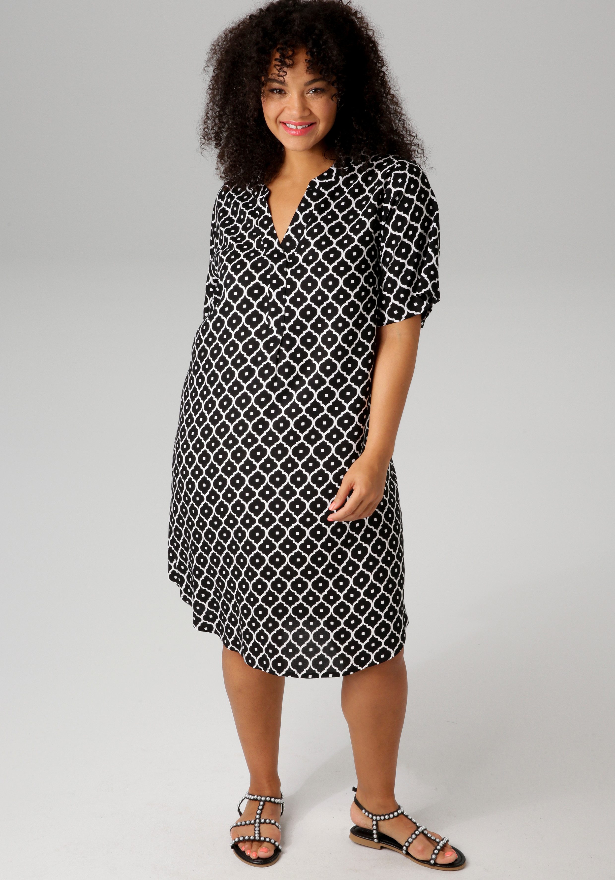 Aniston PLUS Blousejurk in trendy print - nieuwe collectie