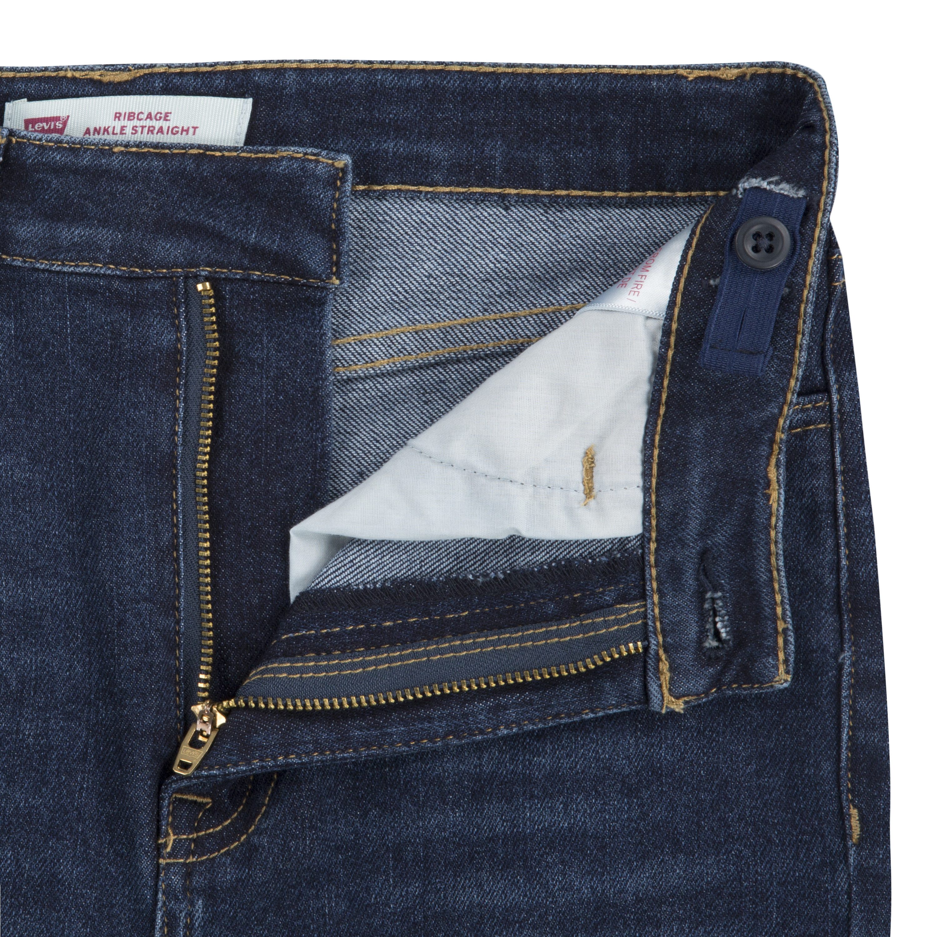 Levi's Kidswear Wijde jeans LVG RIBCAGE STRAIGHT Straight fit, voor MEISJES
