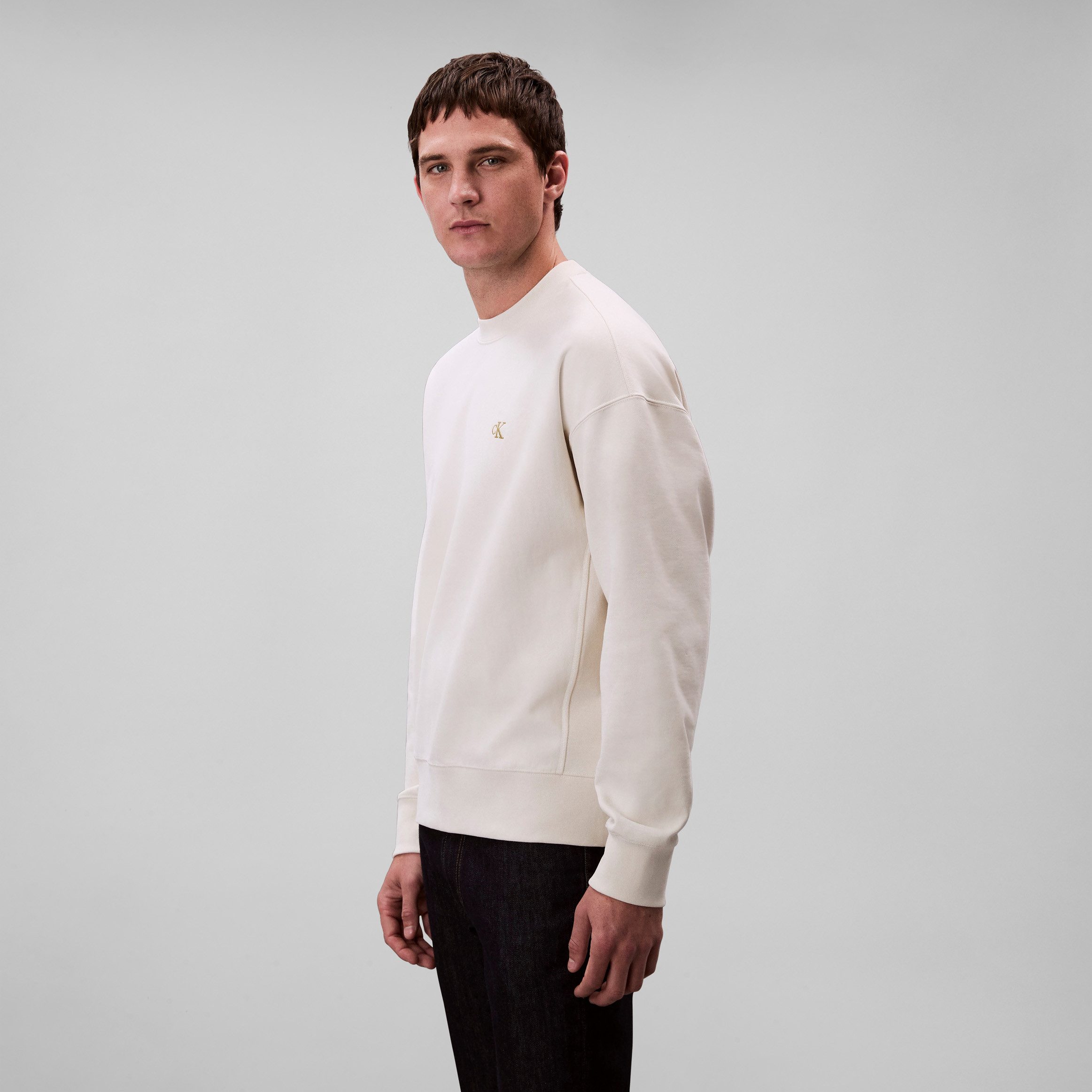 Calvin Klein Sweatshirt PRMM TRRY MNGRM CN S