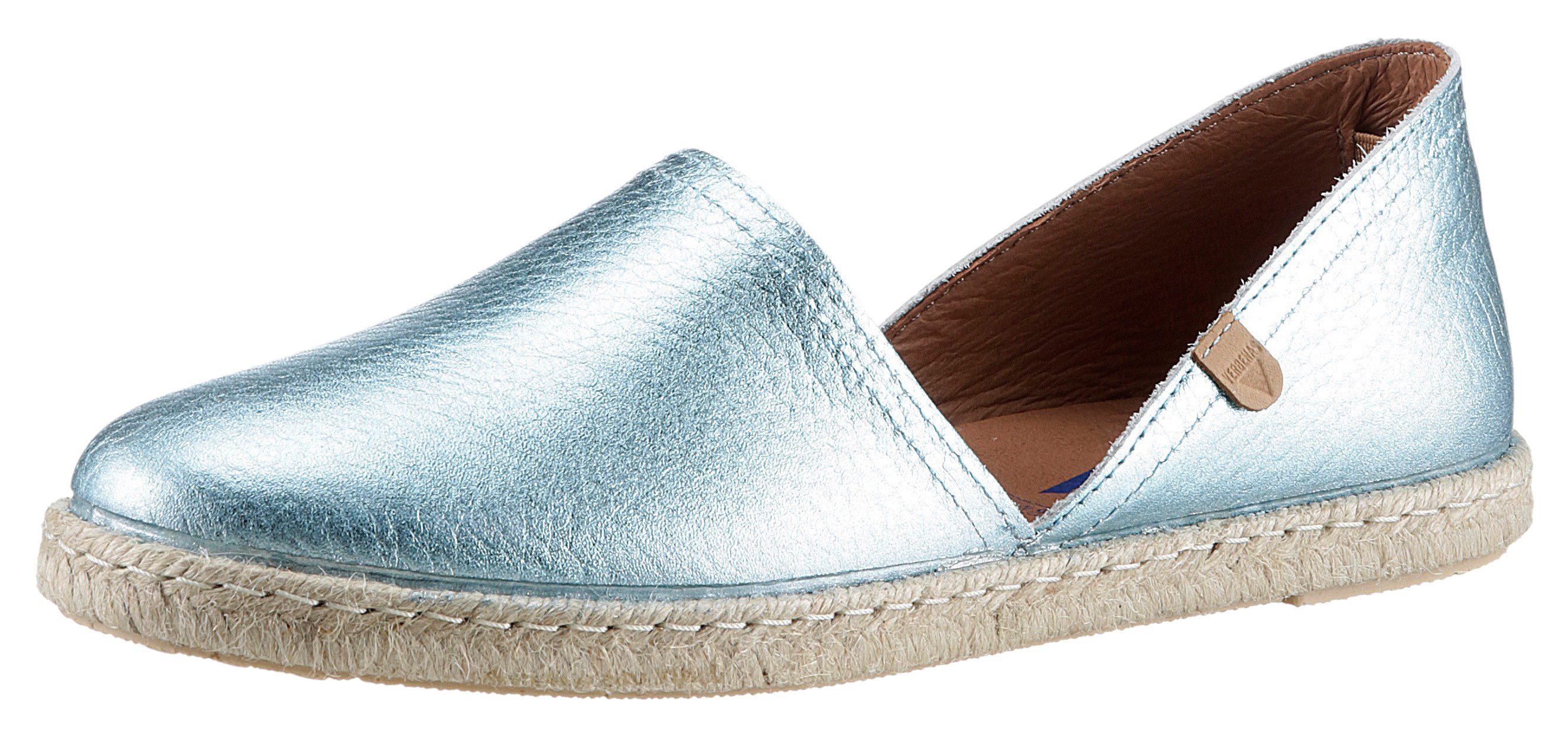 VERBENAS Espadrilles CARMEN NUCLEO METAL , slipper, zomerschoen, strandschoen in metallic look