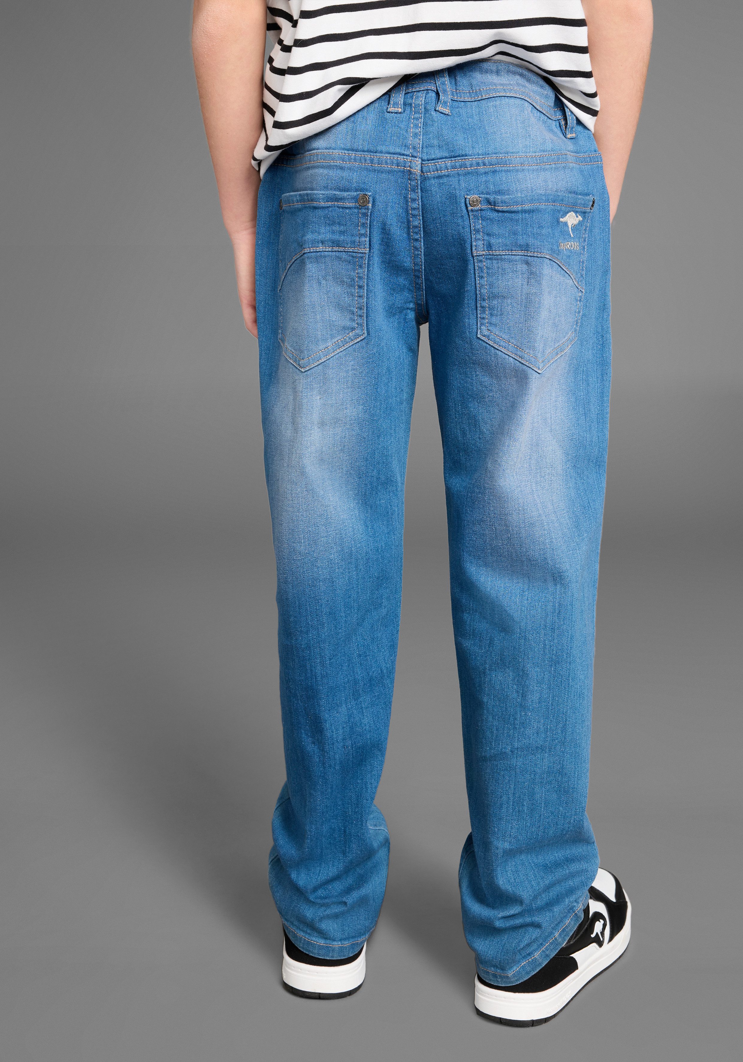 KangaROOS Loose fit Jeans met wijde pijpen