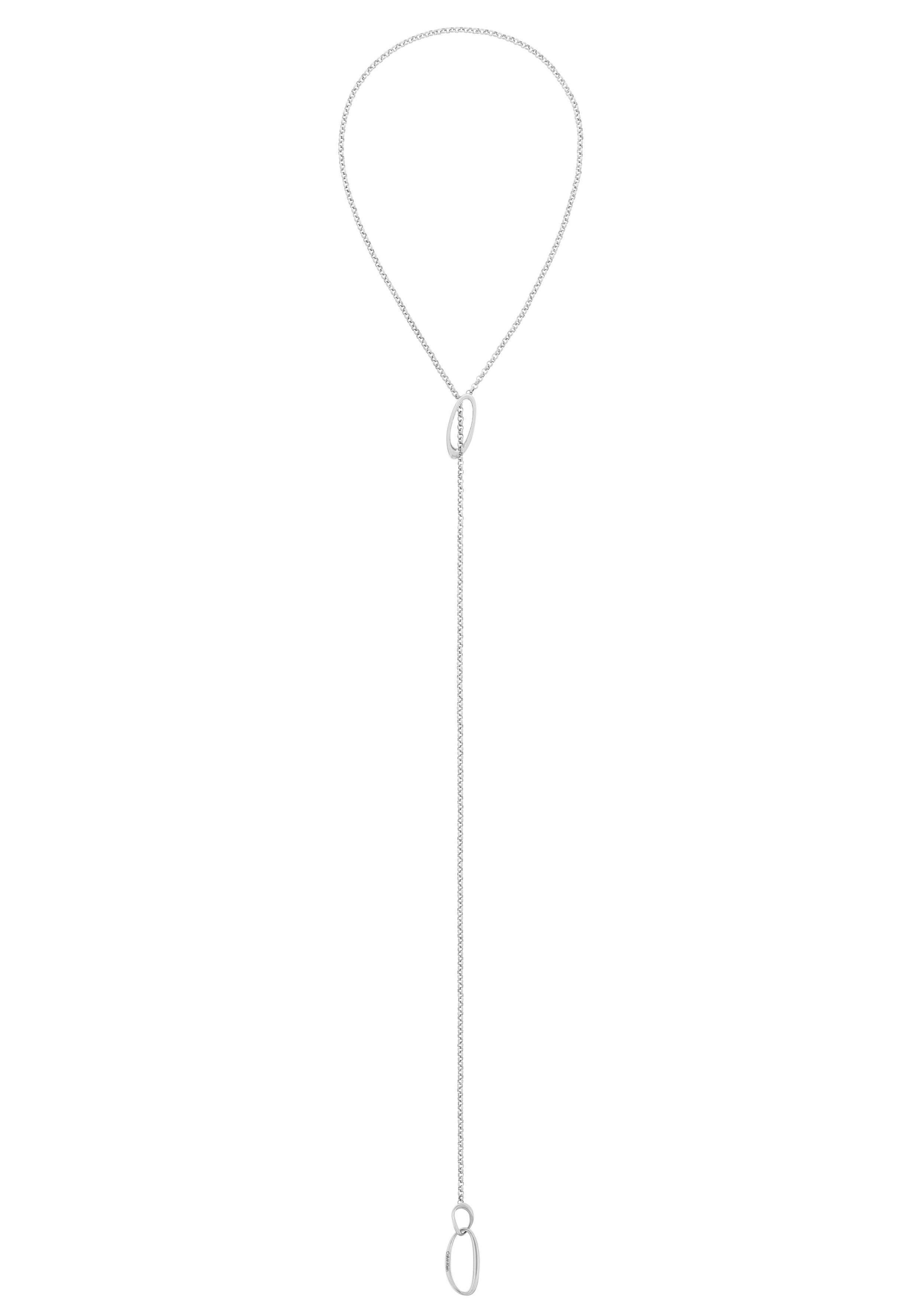 Calvin Klein Ketting met hanger met zirkoon (synthetisch)