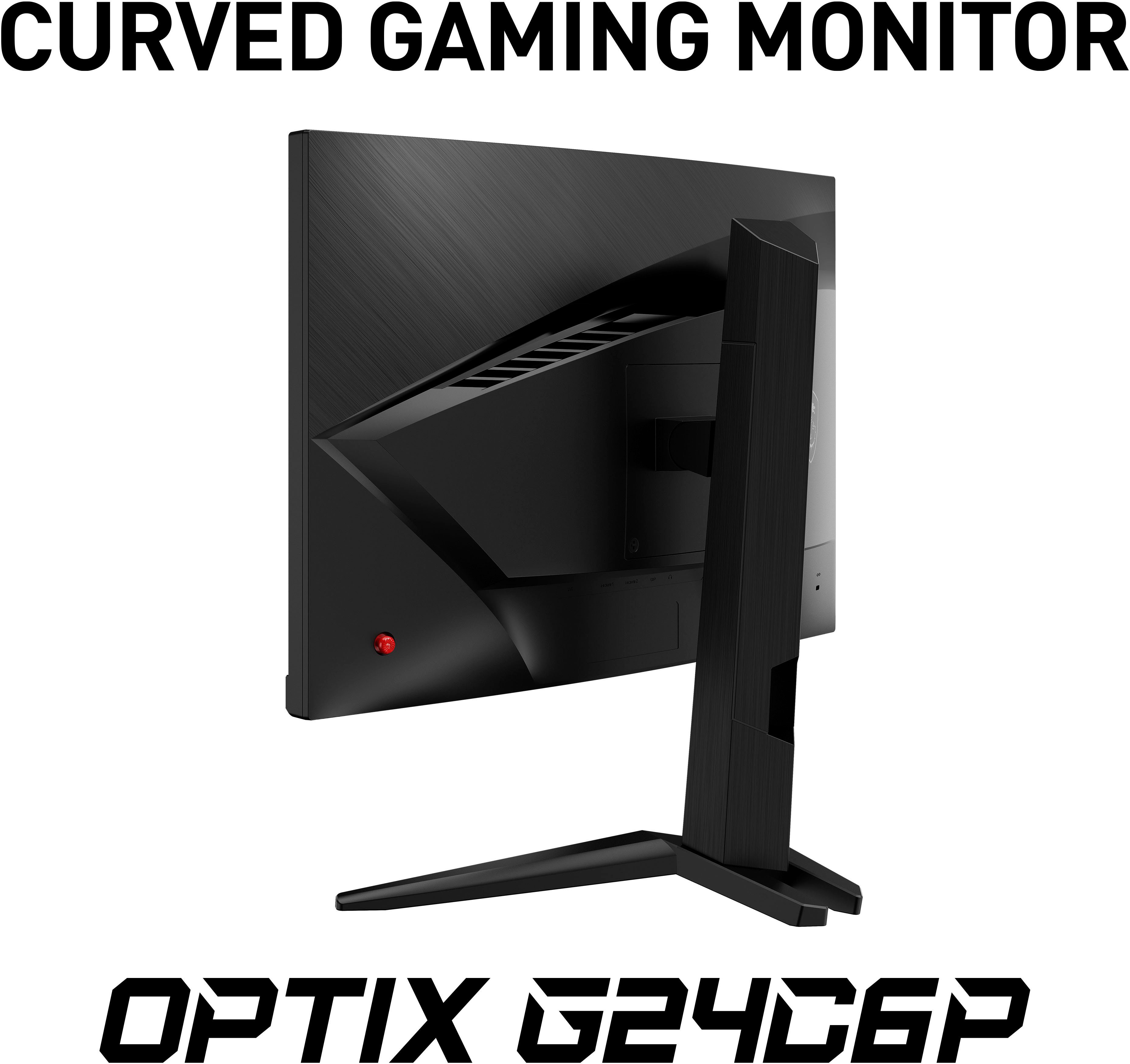 MSI Curved-gaming-ledscherm Optix G24C6P, 60 cm / 24", Full HD