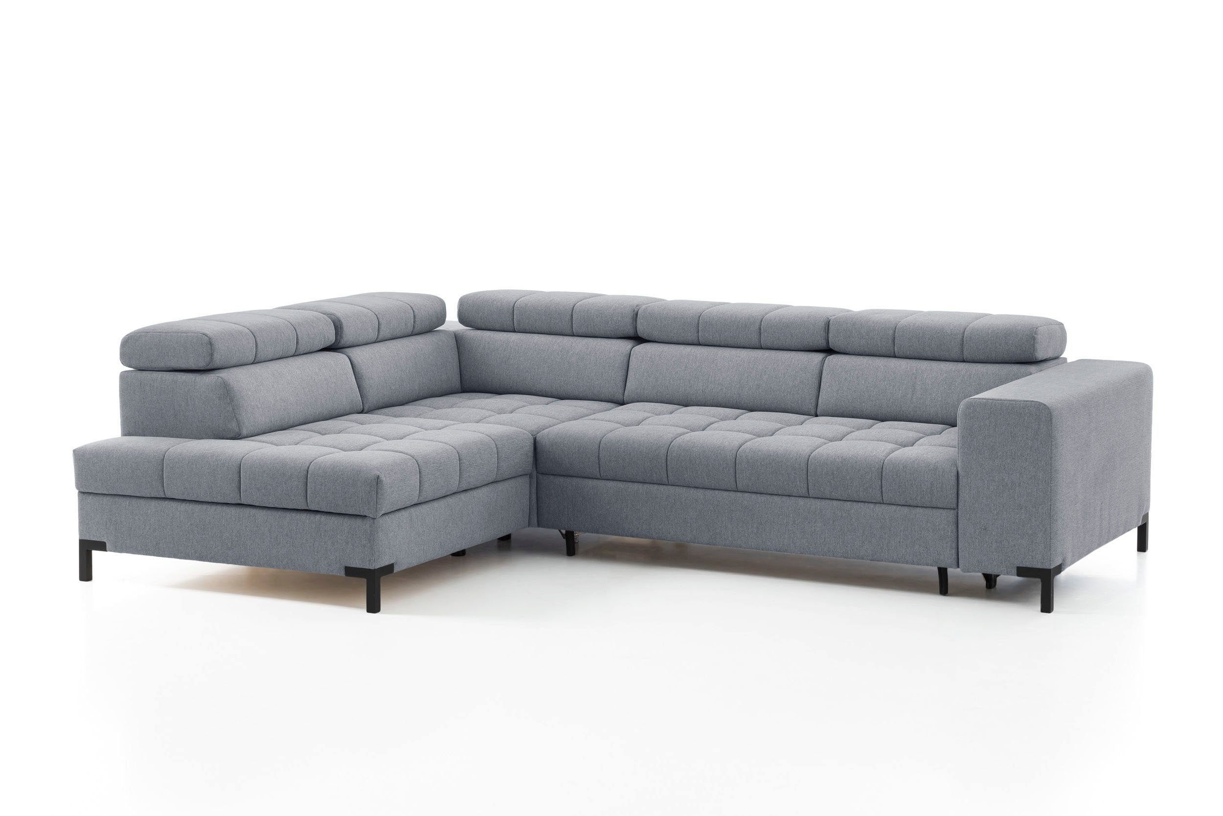 exxpo - sofa fashion Hoekbank Bocco, hoogwaardige afwerking, geweldig zitcomfort, comfortabel, L-vorm